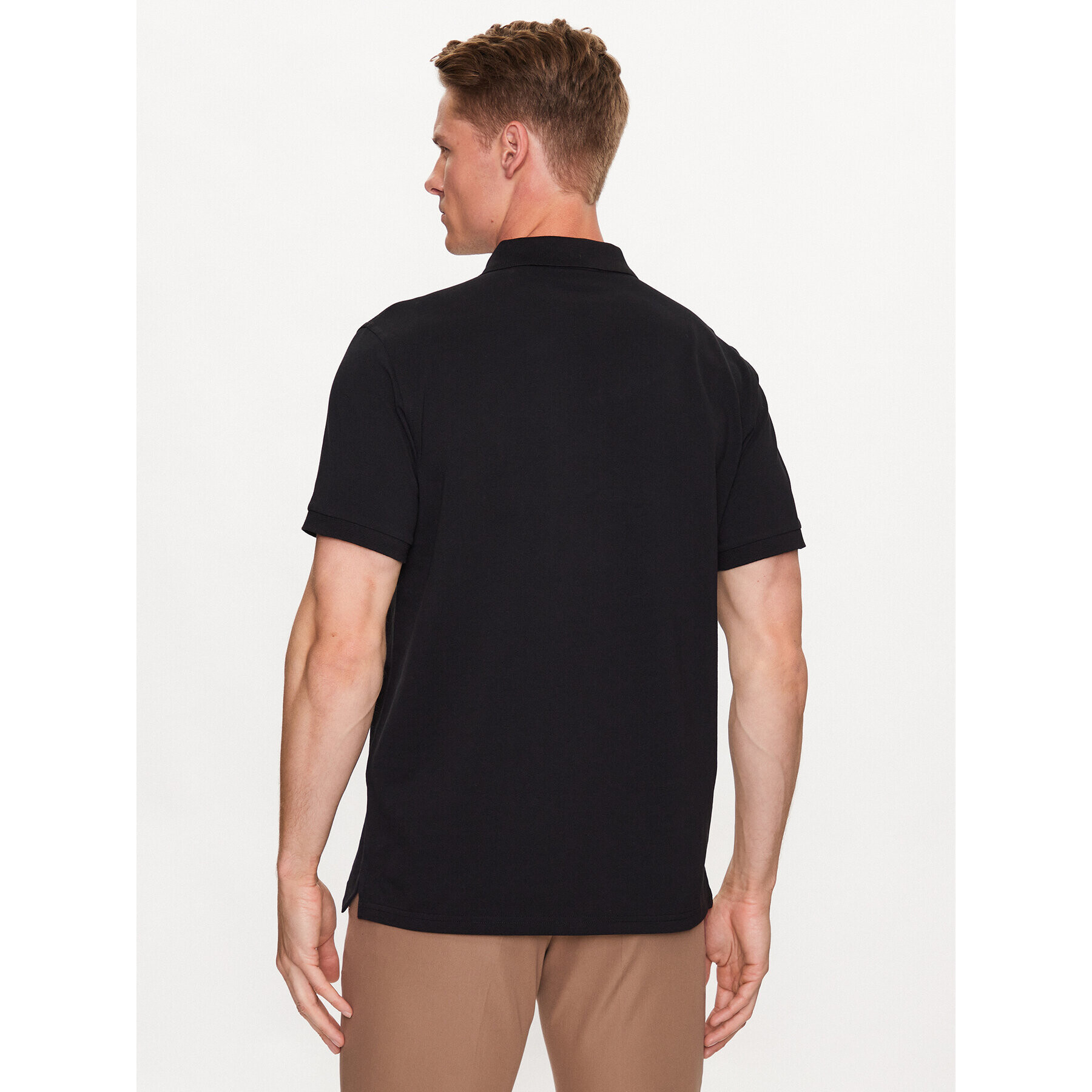 Gant Tricou polo 2002014 Negru Regular Fit - Pled.ro