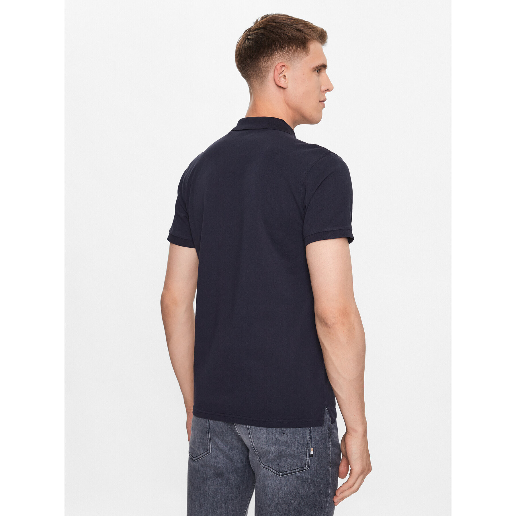 Gant Tricou polo Archive Shield 2002014 Bleumarin Regular Fit - Pled.ro