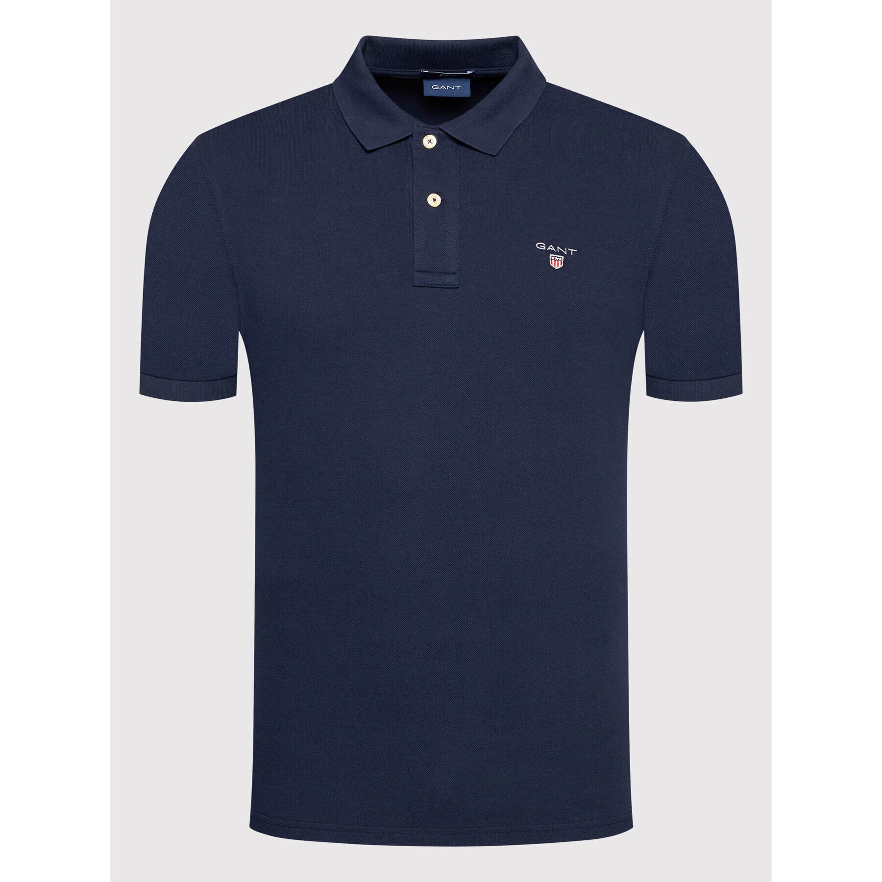 Gant Tricou polo Original Pique 2201 Bleumarin Regular Fit - Pled.ro