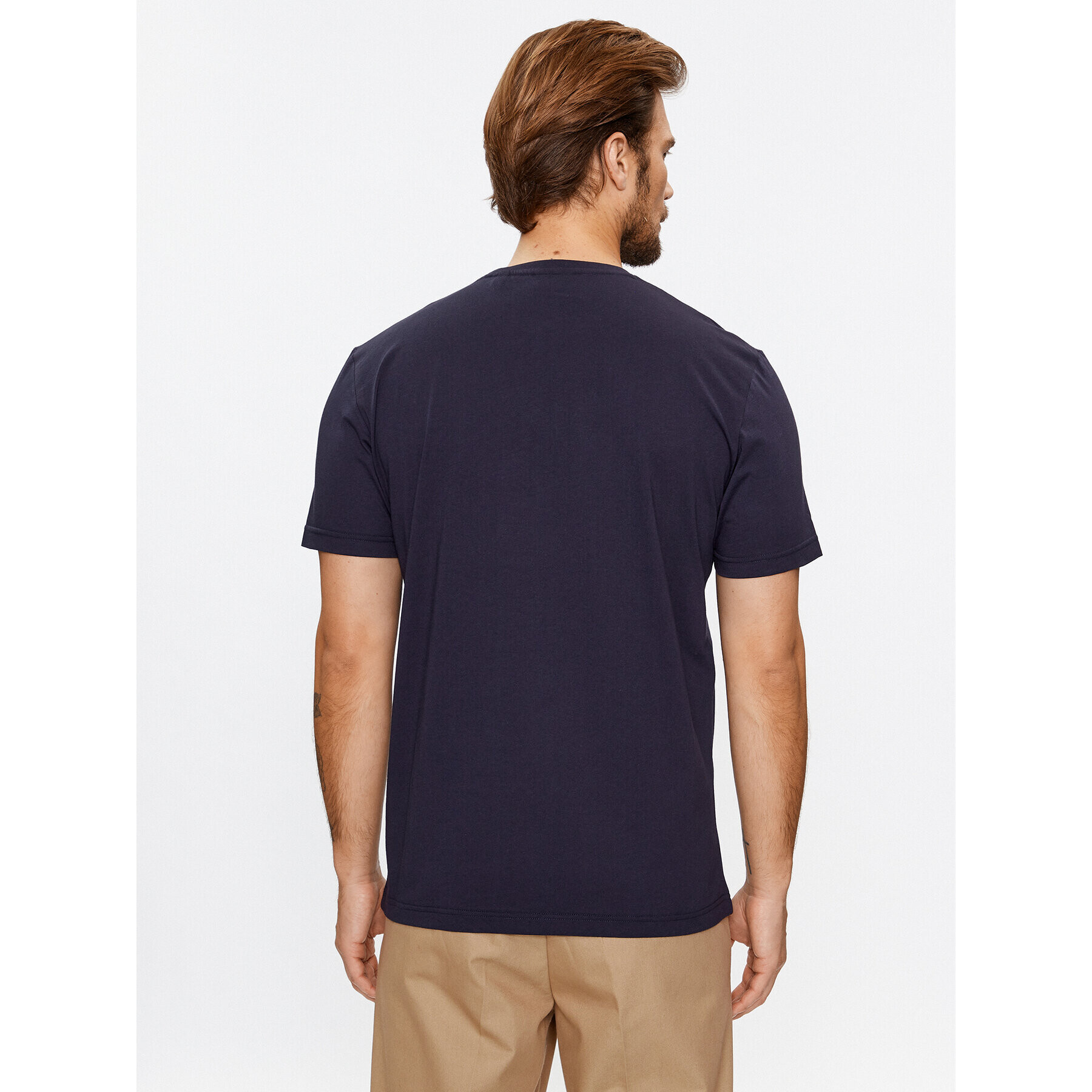 Gant Tricou Reg Archive Shield Ss 2003199 Bleumarin Regular Fit - Pled.ro