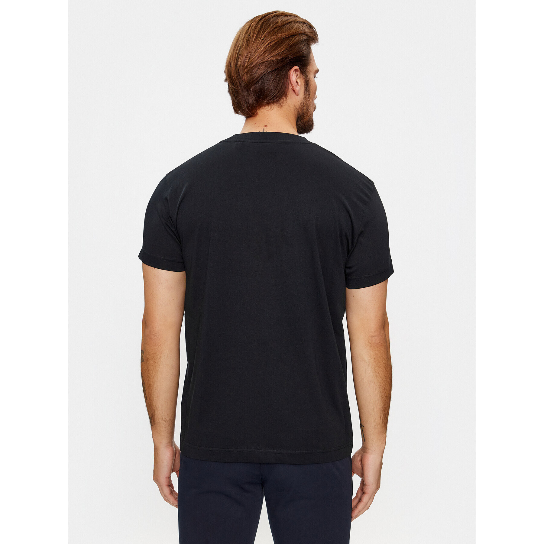 Gant Tricou Reg Tonal Shield Ss 2003140 Negru Regular Fit - Pled.ro