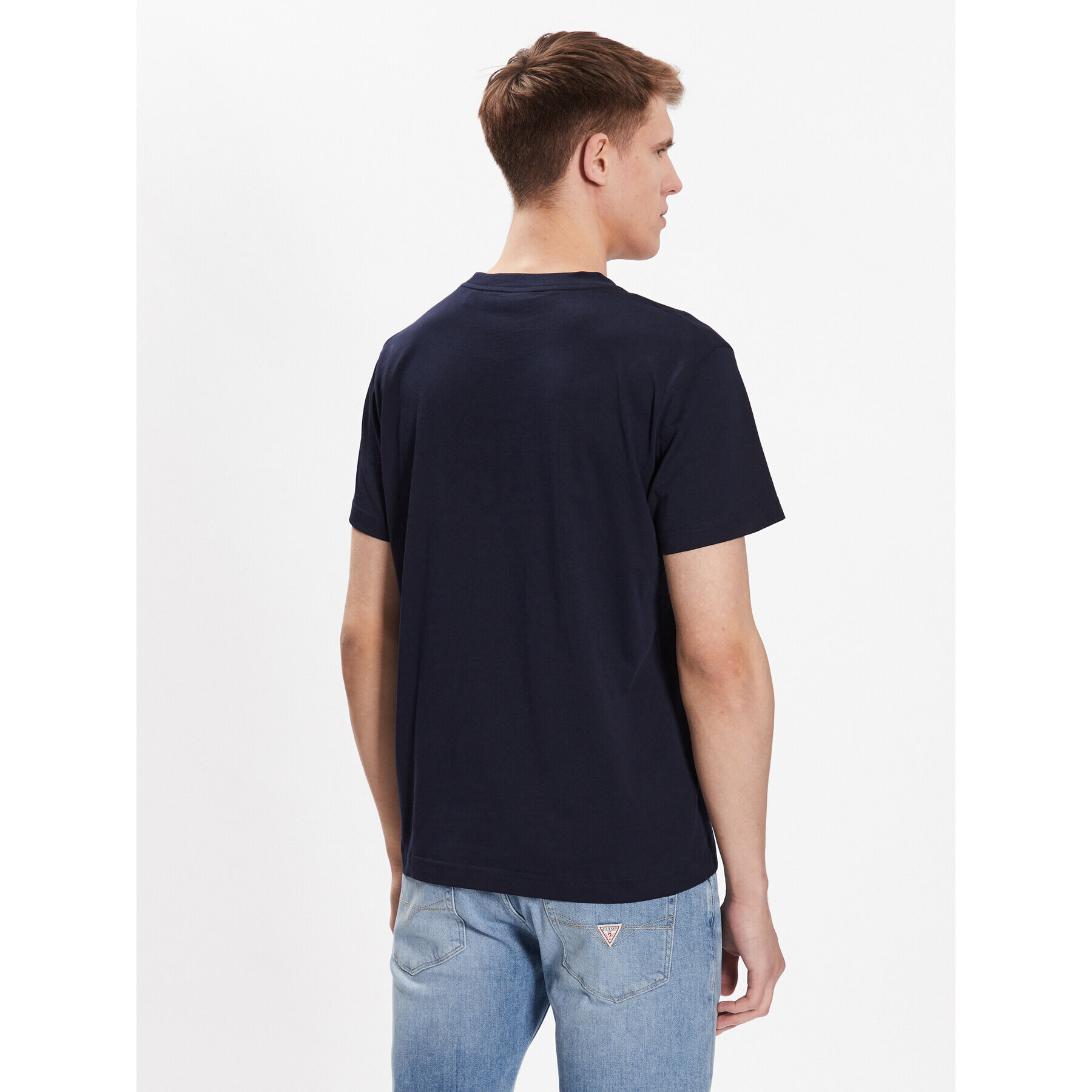 Gant Tricou Tonal Shield 2003140 Bleumarin Regular Fit - Pled.ro