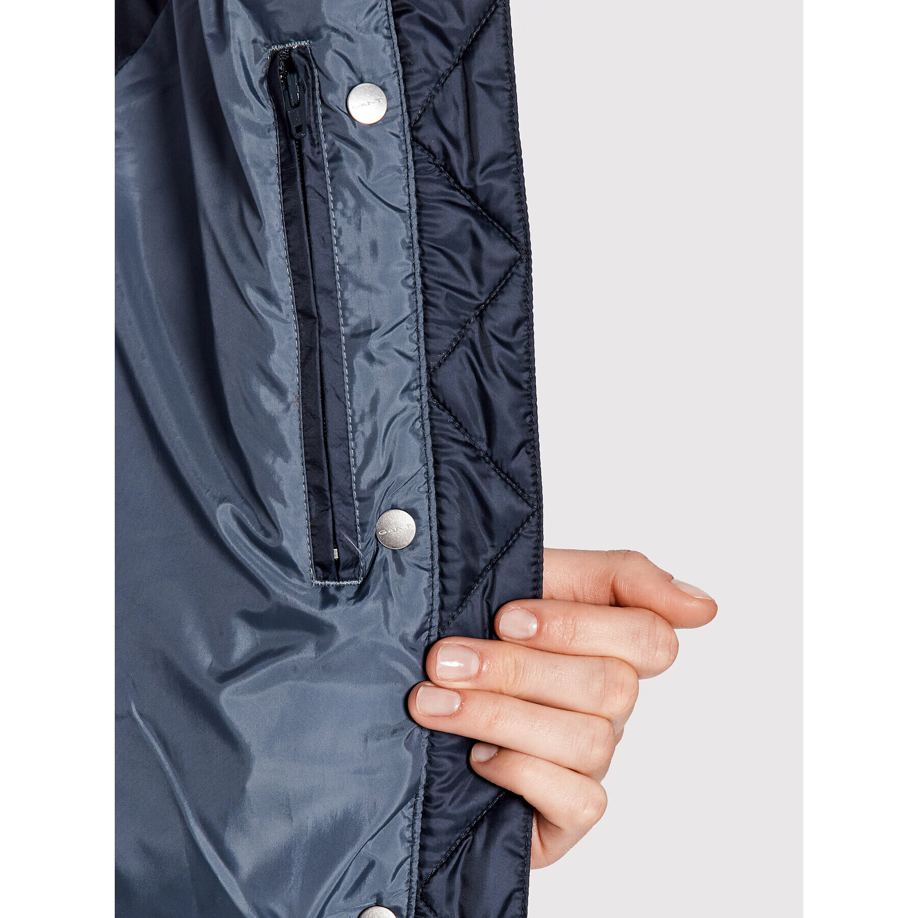 Gant Vestă Light Down Gilet 4700210 Bleumarin Regular Fit - Pled.ro