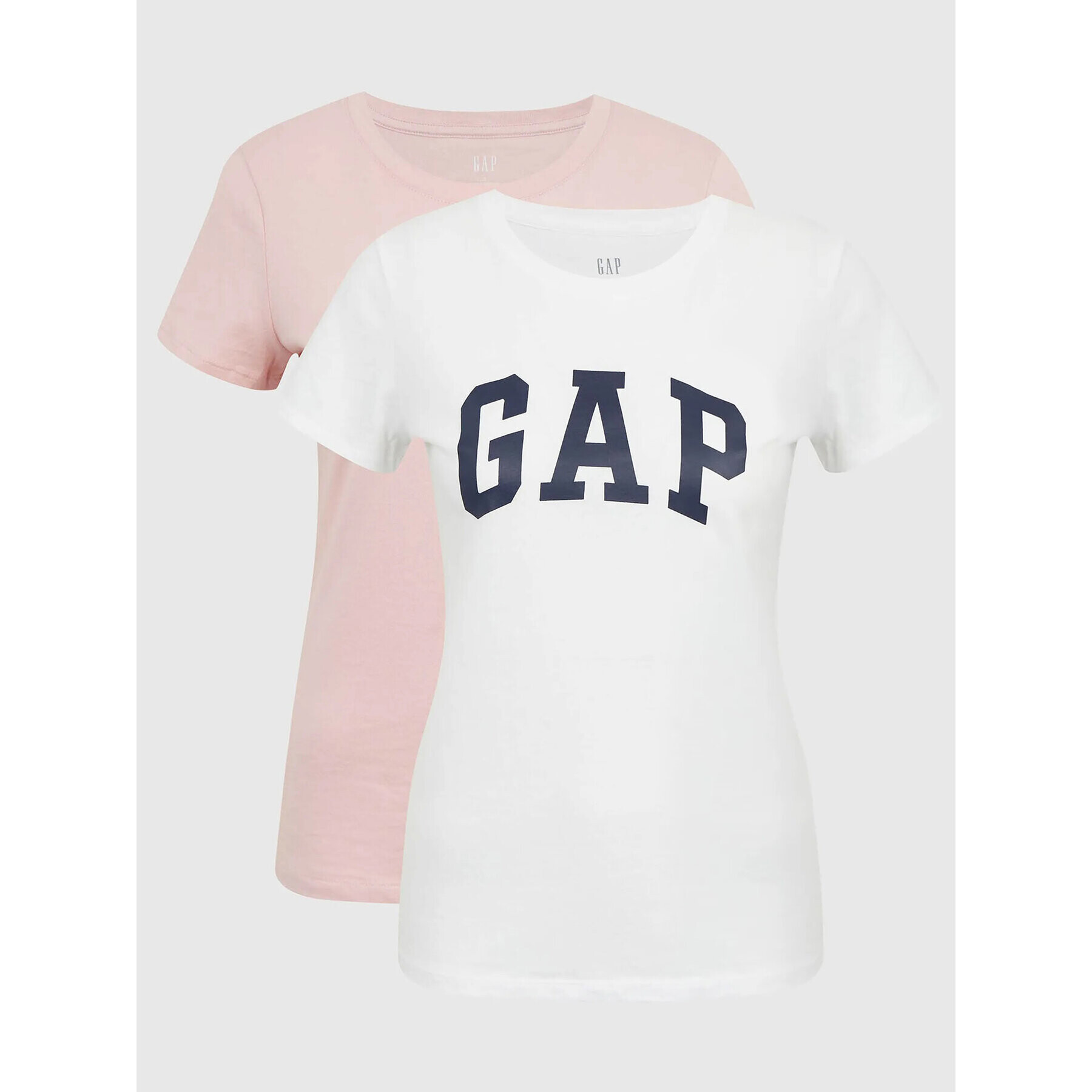 Gap Set 2 tricouri 548683-02 Roz Regular Fit - Pled.ro