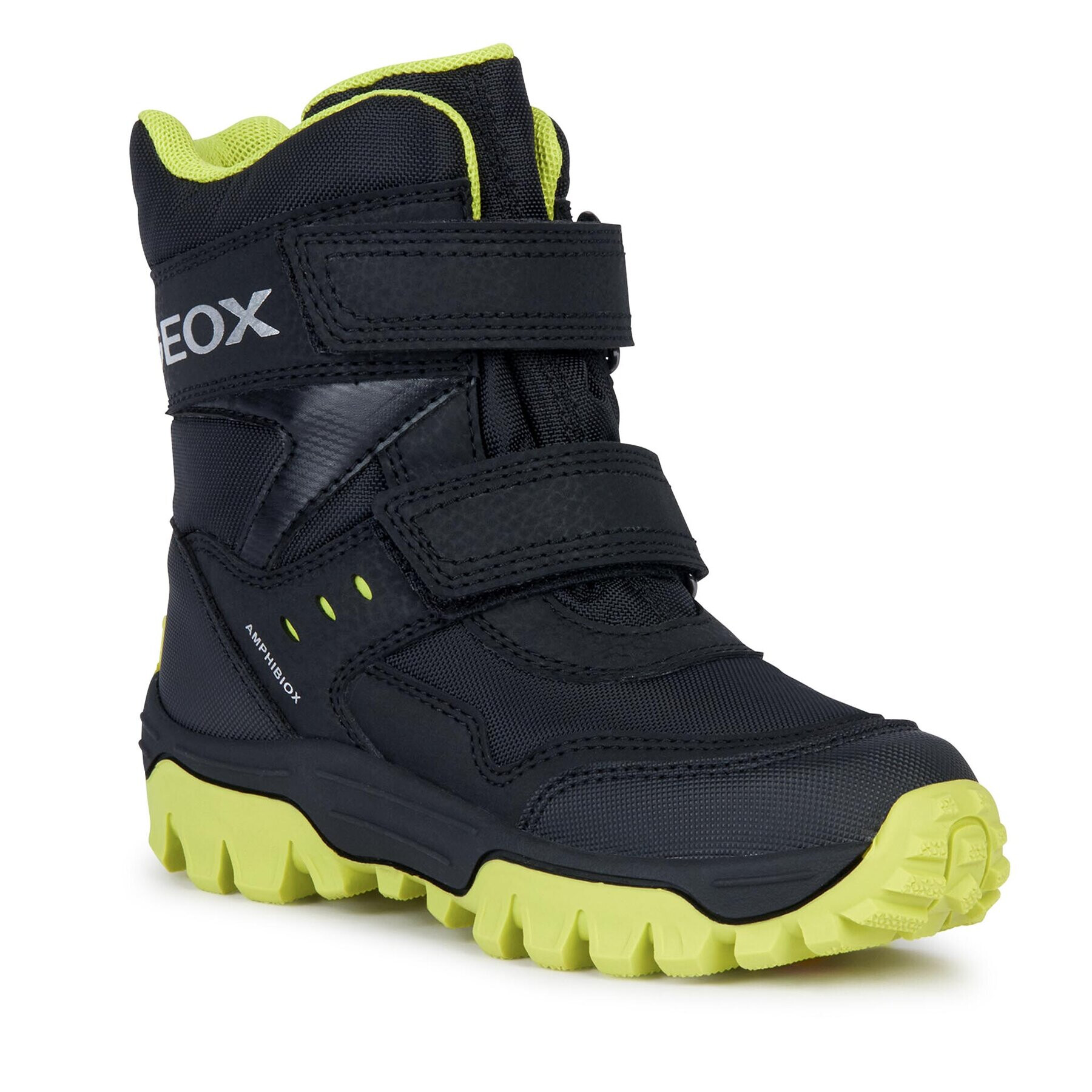 Geox Cizme de zăpadă J Himalaya Boy B Abx J36FRC 0FUCE C0802 D Negru - Pled.ro