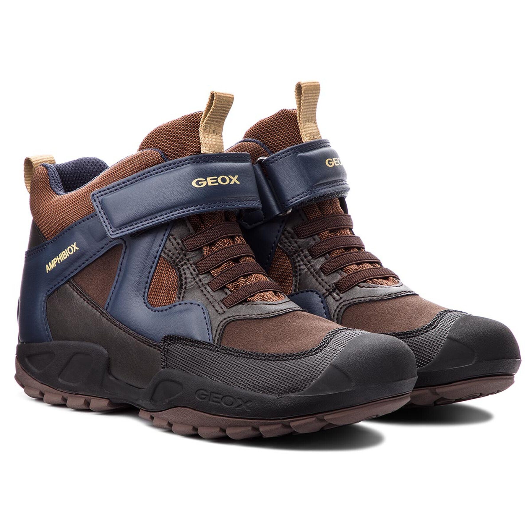 Geox Cizme de zăpadă J N.Savage B.B Abx A J841WA 011BC C0947 D Maro - Pled.ro