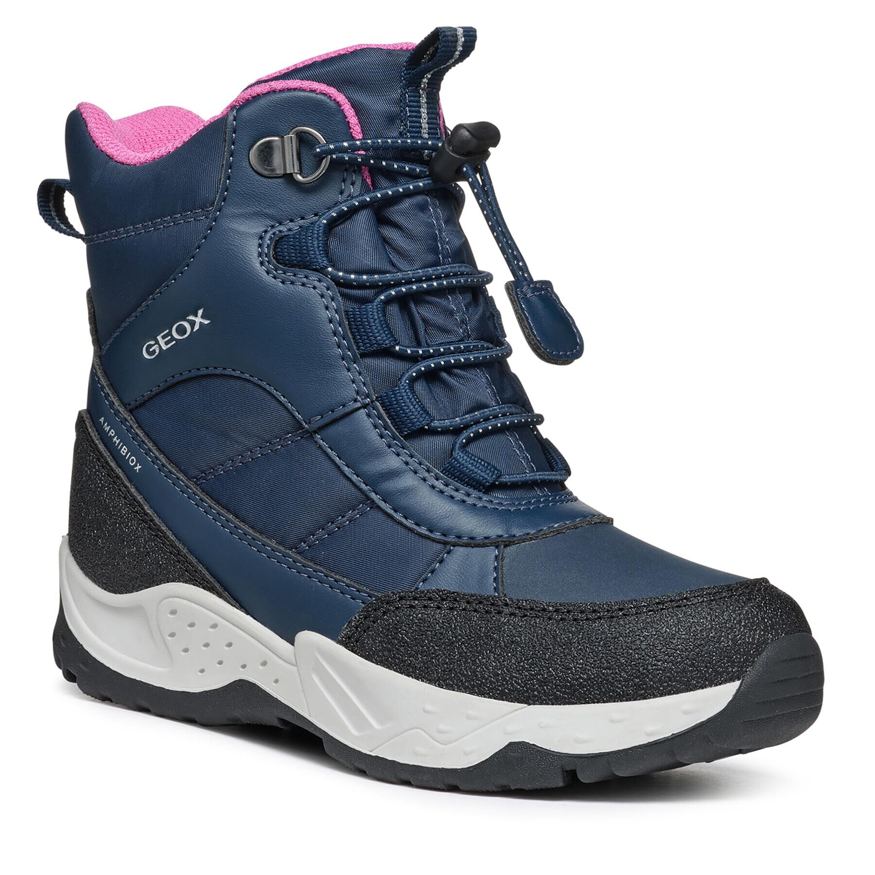 Geox Cizme de zăpadă J Sentiero Girl B Ab J36FVB 054FU C4268 D Bleumarin - Pled.ro