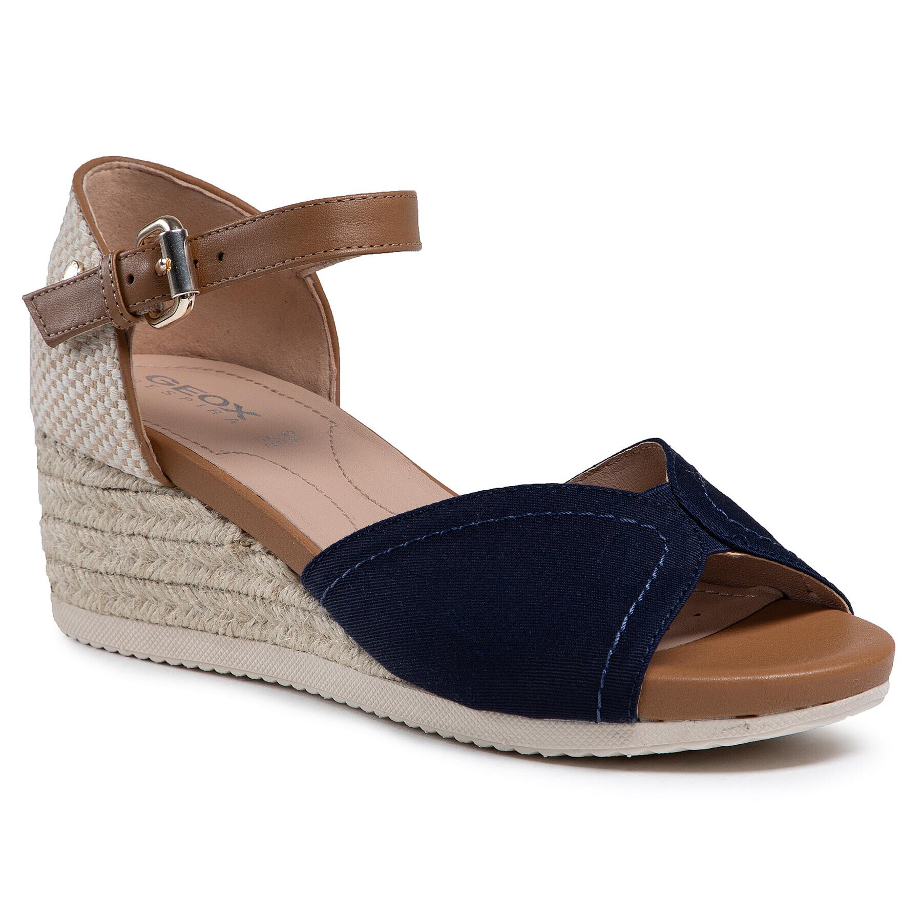 Geox Espadrile D Ischia Corda D D15HHD 01143 CF46N Bleumarin - Pled.ro