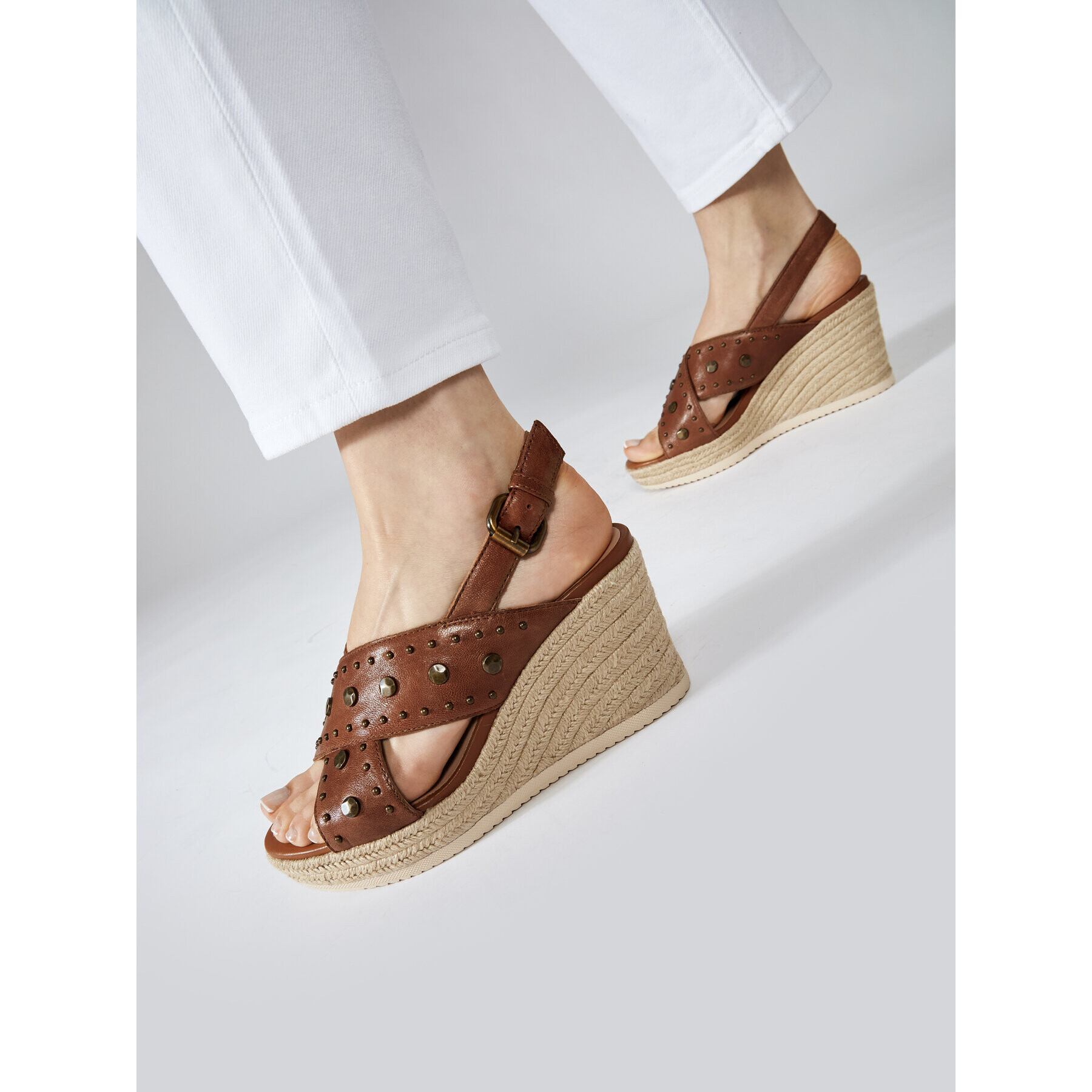 Geox Espadrile D Ponza A D15GVA 000TU C0013 Maro - Pled.ro