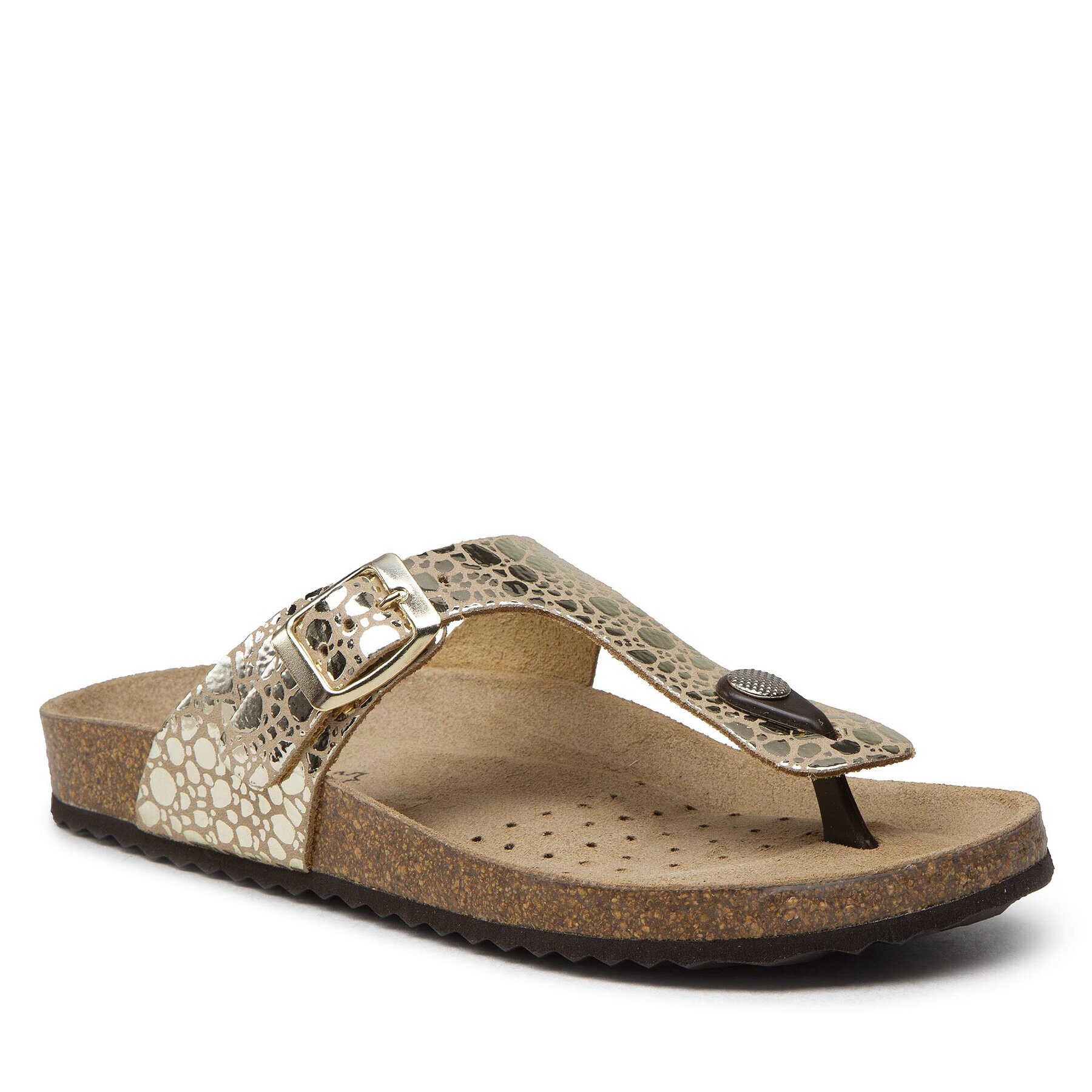 Geox Flip flop D Brionia B D15LSB 000VI C2012 Auriu - Pled.ro