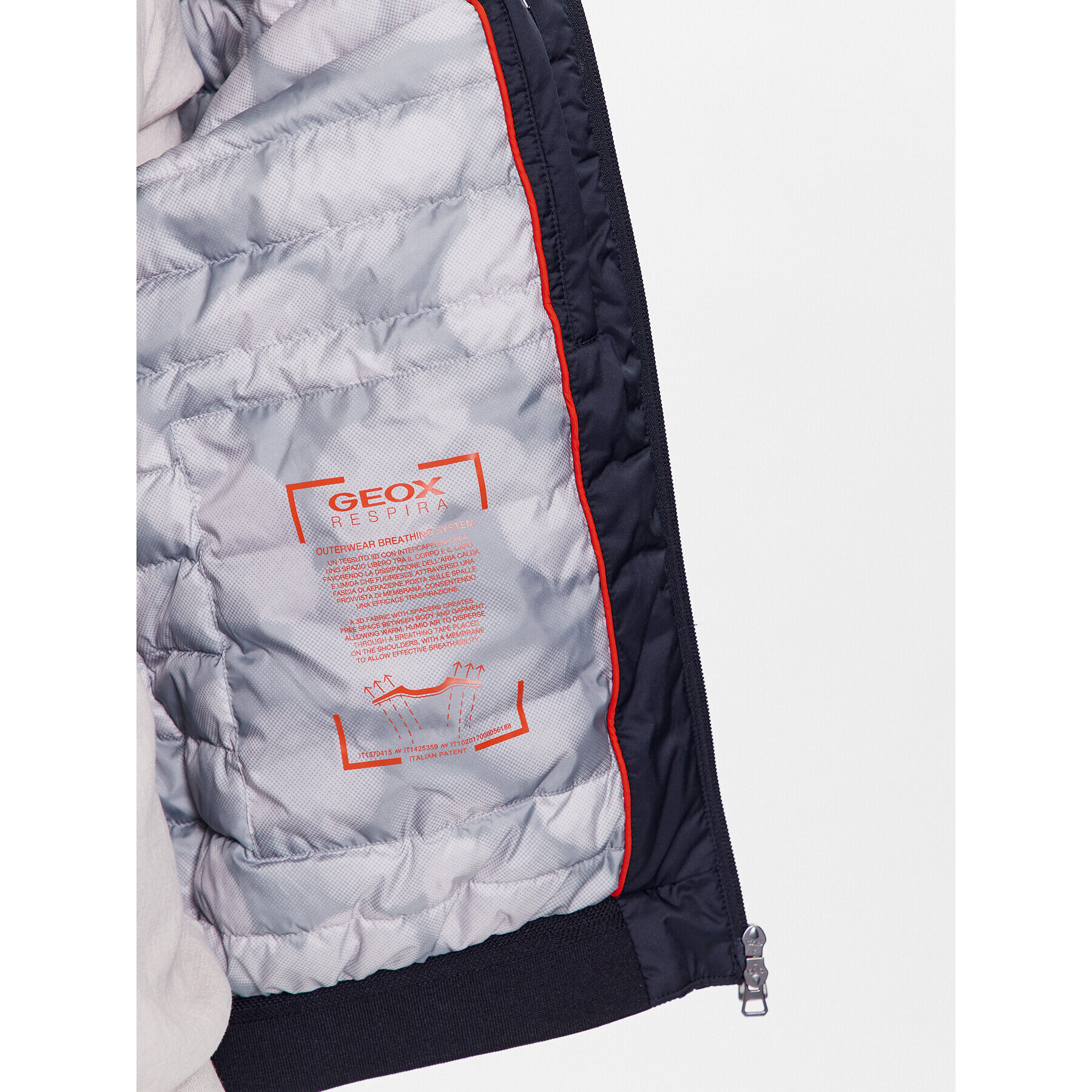 Geox Geacă bomber Spherica M3528Z-T2937 F1624 Albastru Regular Fit - Pled.ro