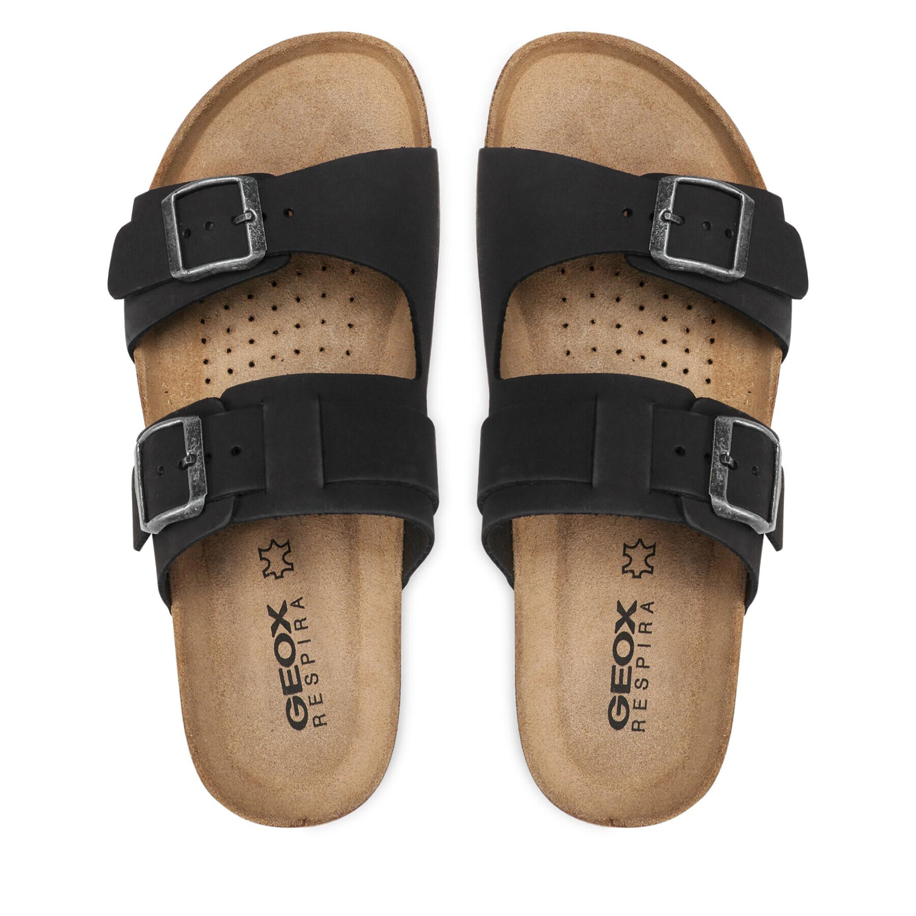 Geox Șlapi U Sandal Ghita B U159VB 00032 C9999 Negru - Pled.ro