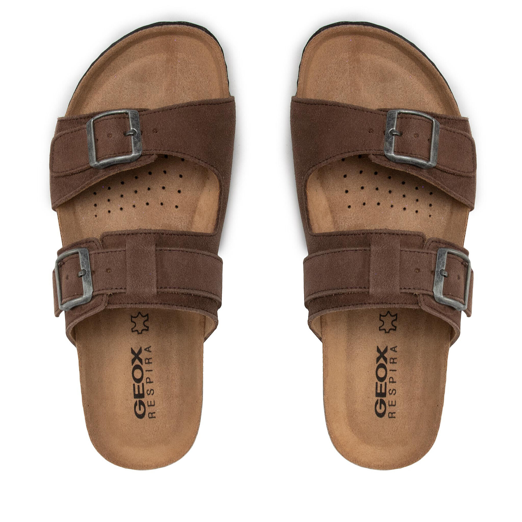 Geox Șlapi U Sandal Ghita E U159VE 00022 C1018 Maro - Pled.ro