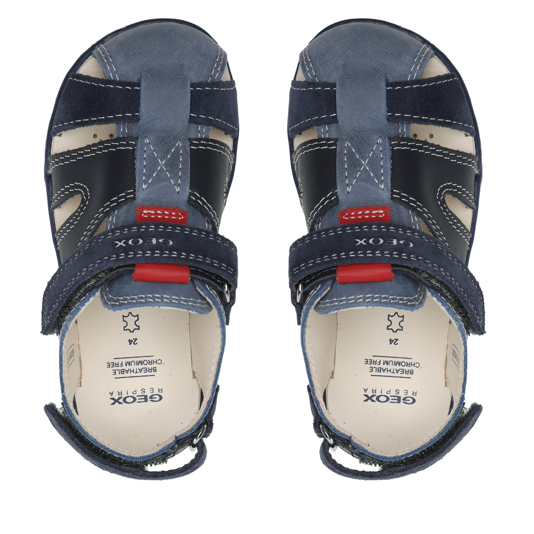 Geox Sandale B Sandal Delhi Boy B354LA0CL22C0200 S Albastru - Pled.ro