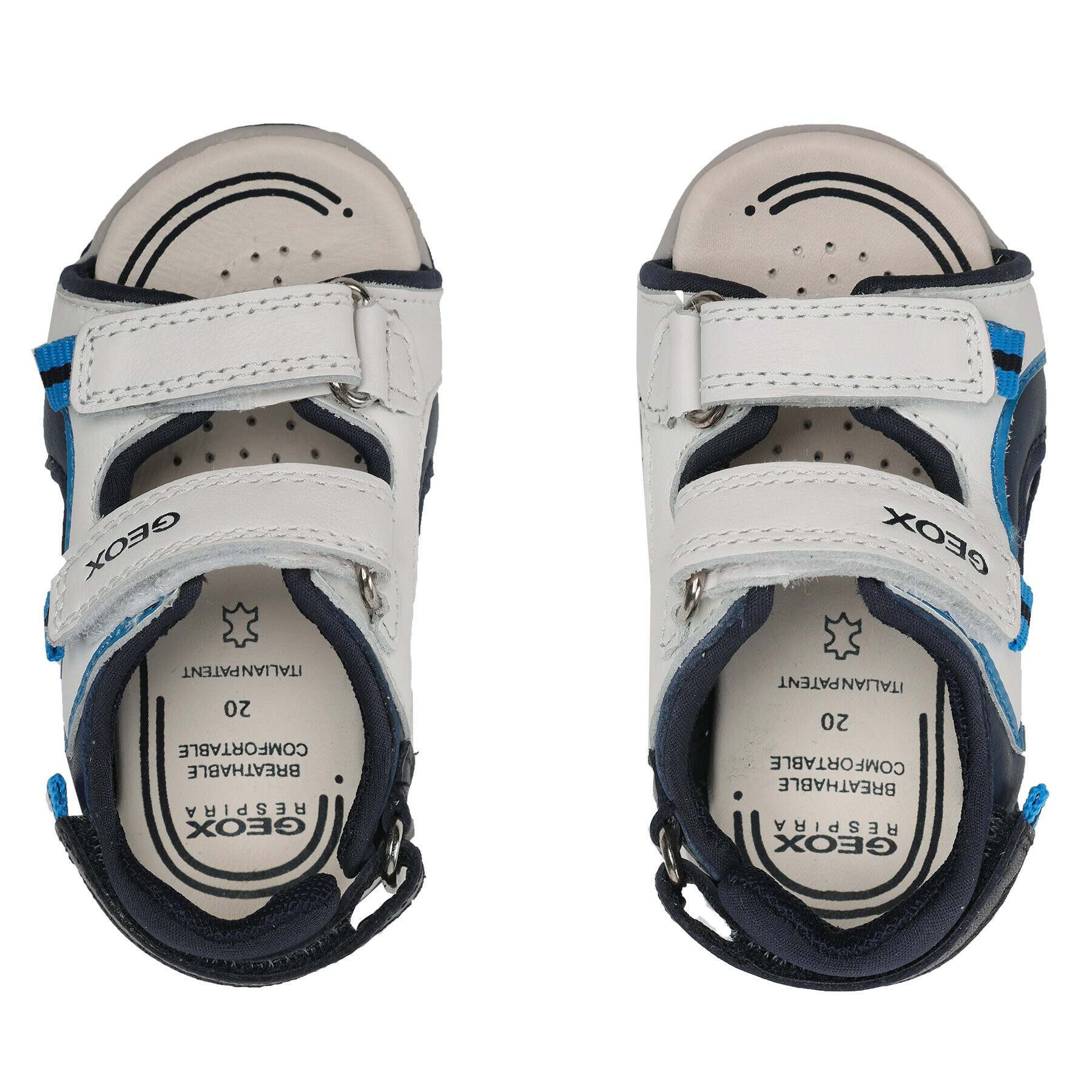 Geox Sandale B Sandal Flaffee Boy B3559A08515C0899 M Alb - Pled.ro