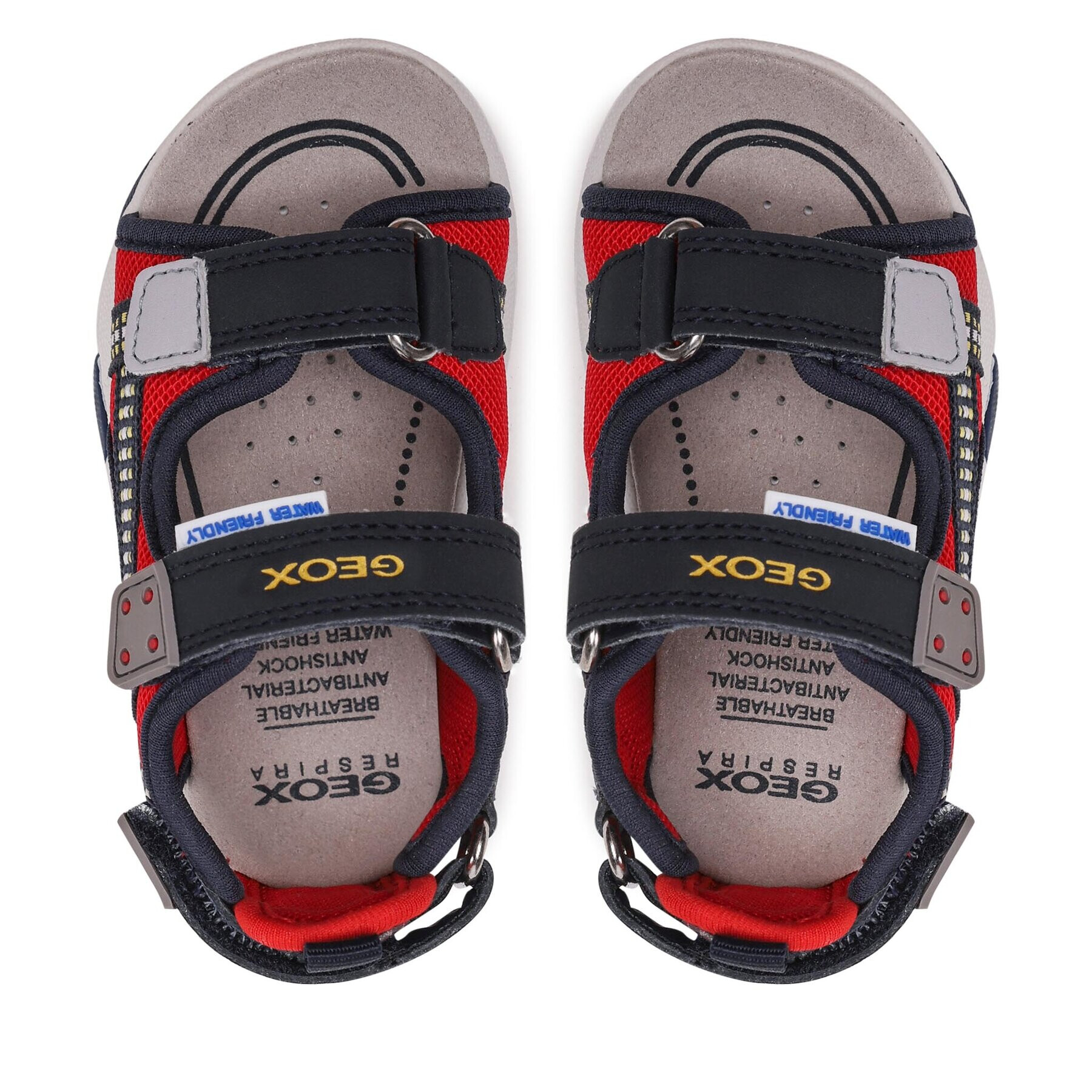 Geox Sandale B Sandal Multy Boy B150FA05014C7217 M Roșu - Pled.ro