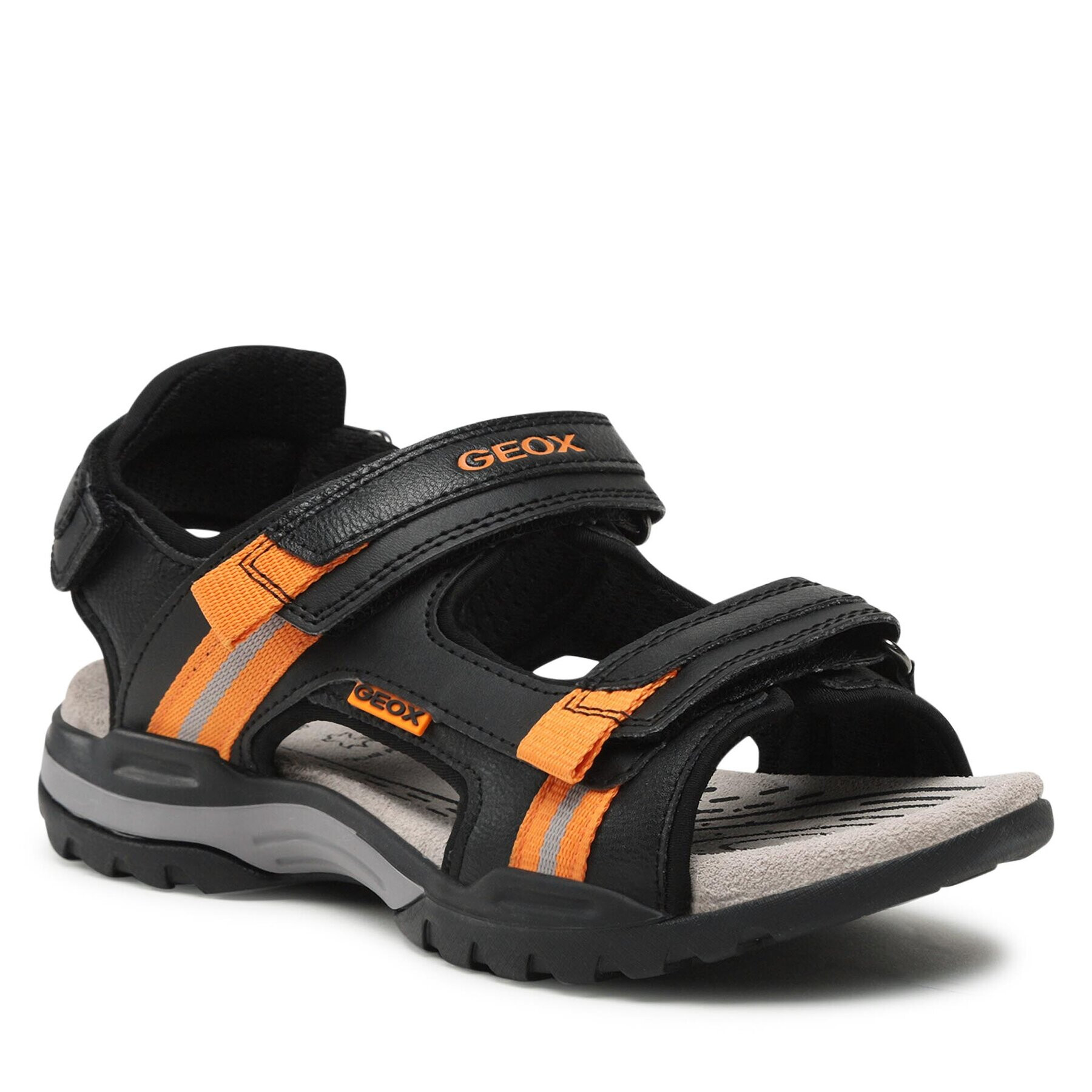 Geox Sandale J Borealis Boy J250RA01554C0038 D Negru - Pled.ro