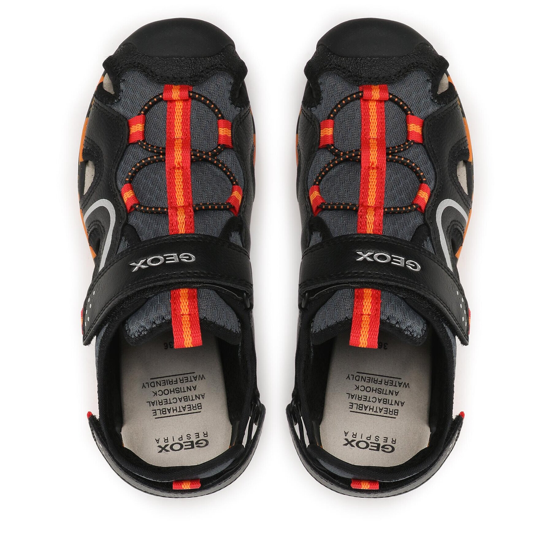 Geox Sandale J Borealis Boy J250RB014MEC0048 D Roșu - Pled.ro