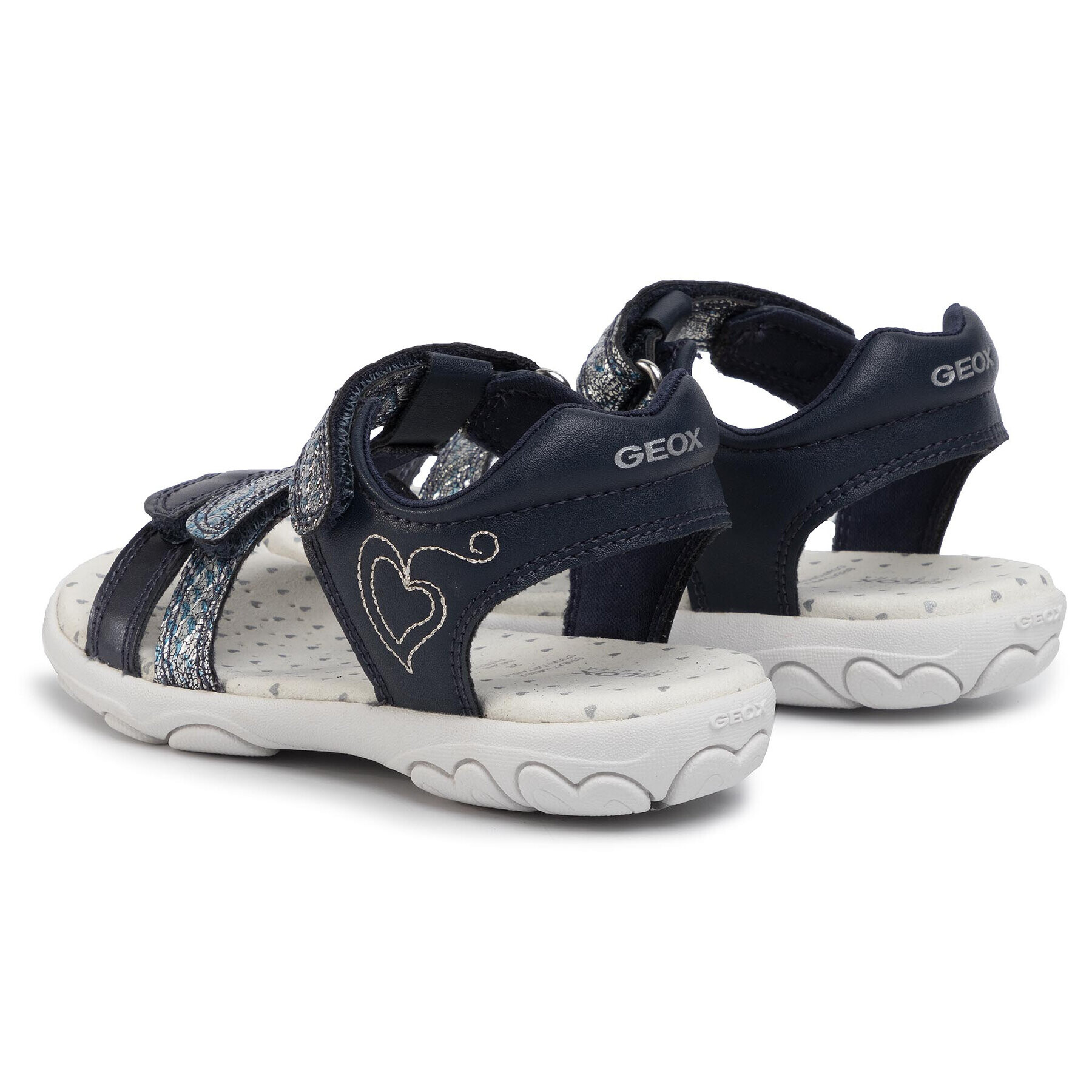 Geox Sandale J Sandal Cuore B J0290B 00454 CF44M S Bleumarin - Pled.ro