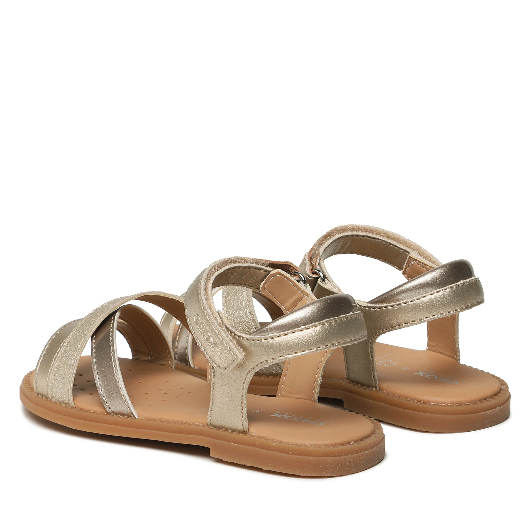 Geox Sandale J Sandal Karly Girl J5235D0NFHIC2010 S Auriu - Pled.ro