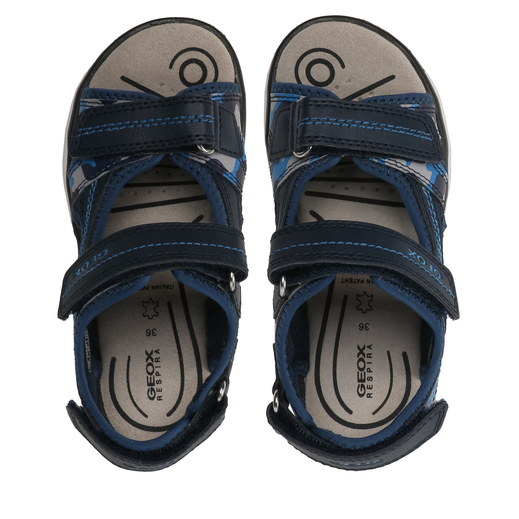 Geox Sandale J Sandal Maratea Boy J15DRD01404C0693 D Bleumarin - Pled.ro