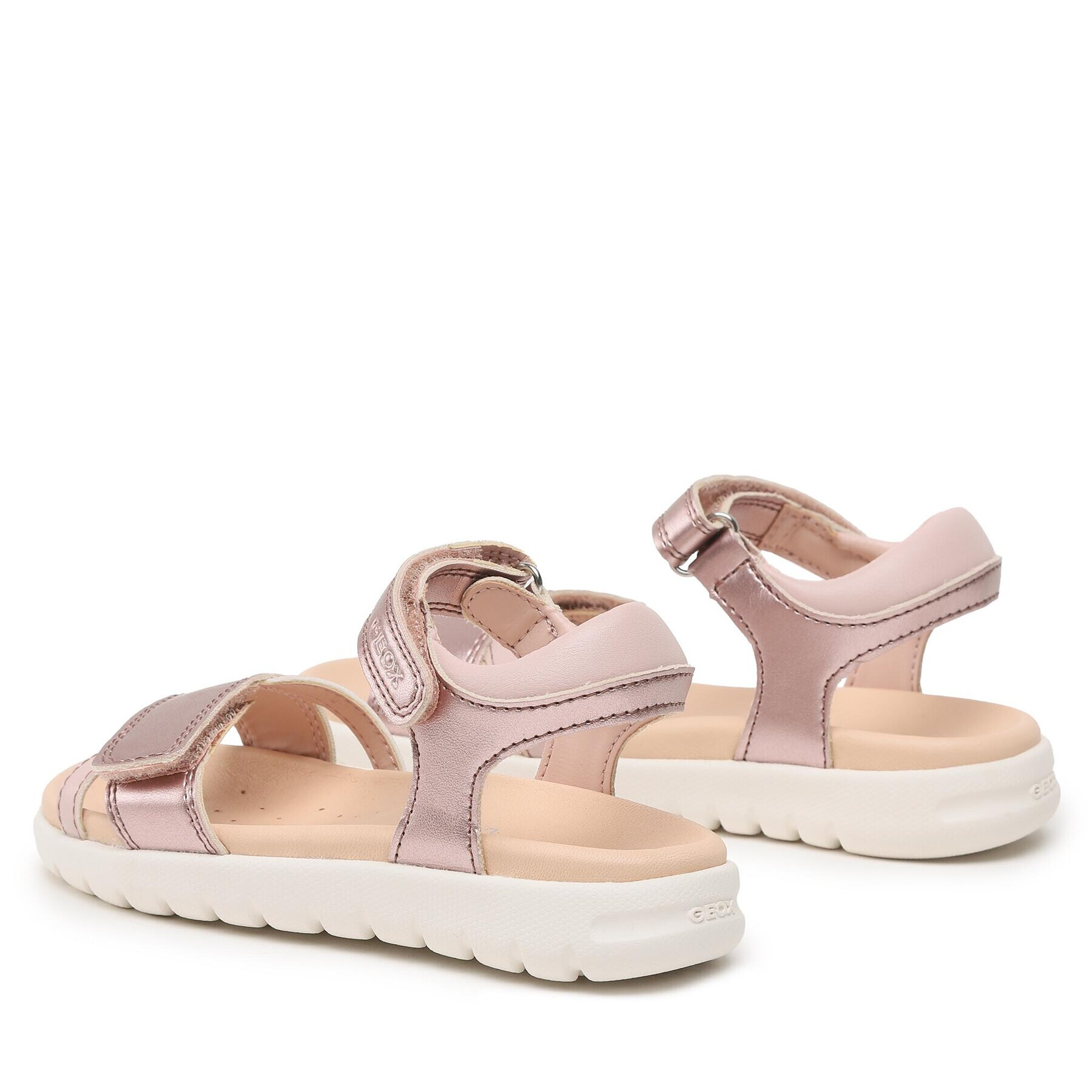 Geox Sandale J Sandal Soleima Gir J35GSA0NFBCC8014 S Roz - Pled.ro