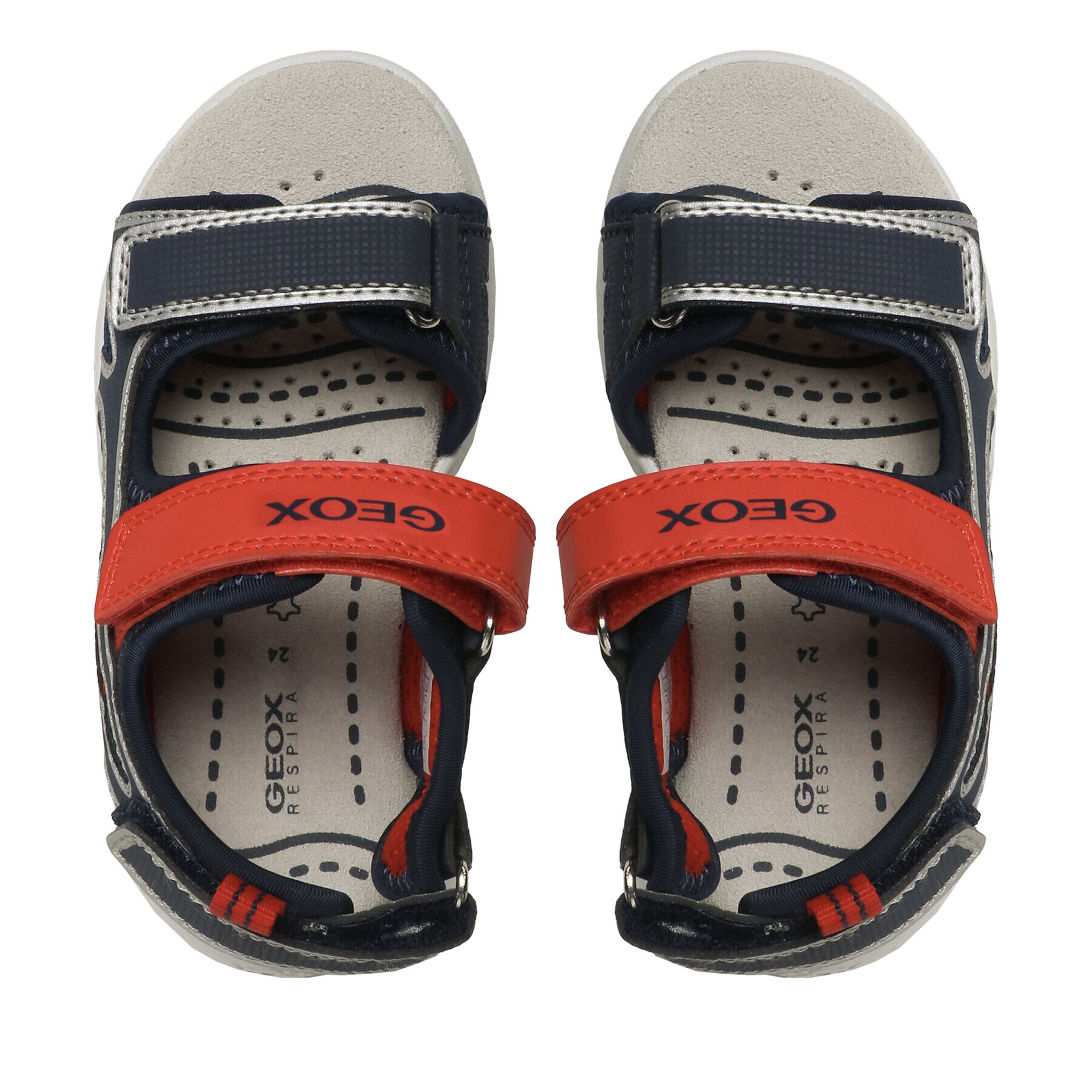 Geox Sandale J Sandal Splush Boy J35GPA014CEC0735 M Colorat - Pled.ro