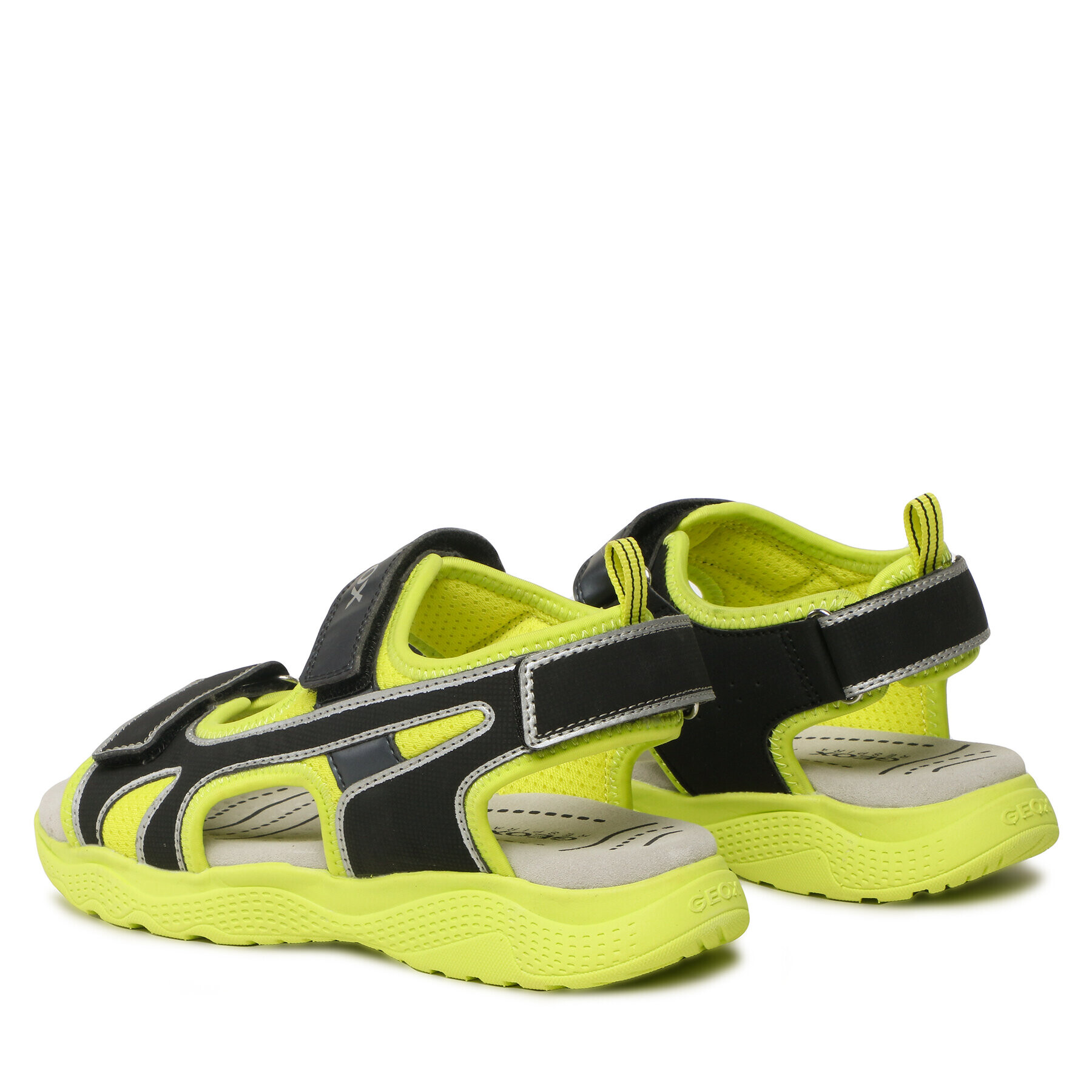 Geox Sandale J Sandal Splush Boy J35GPA014CEC3707 D Verde - Pled.ro