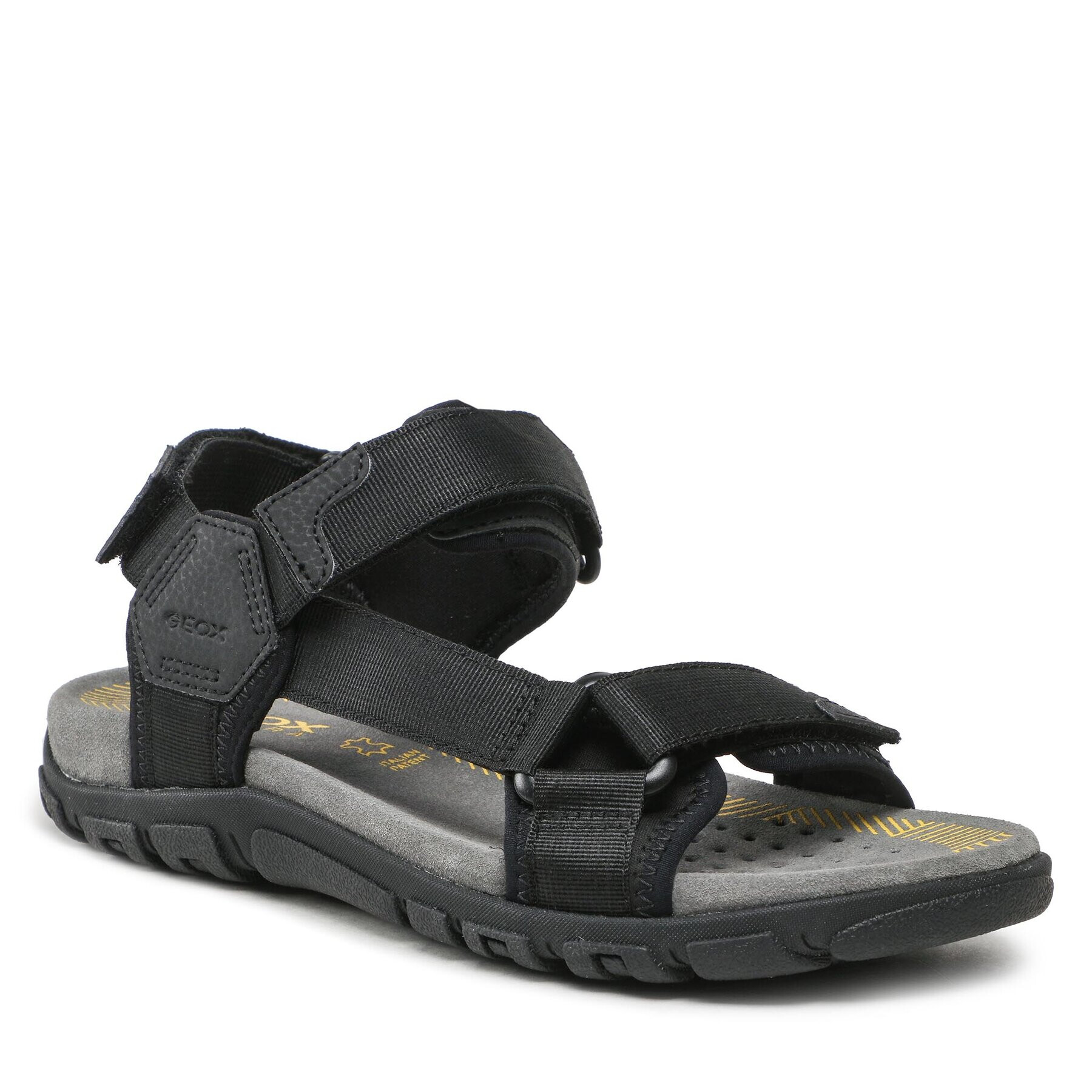 Geox Sandale Uomo Sandal Strada U3524A00011C9999 Negru - Pled.ro