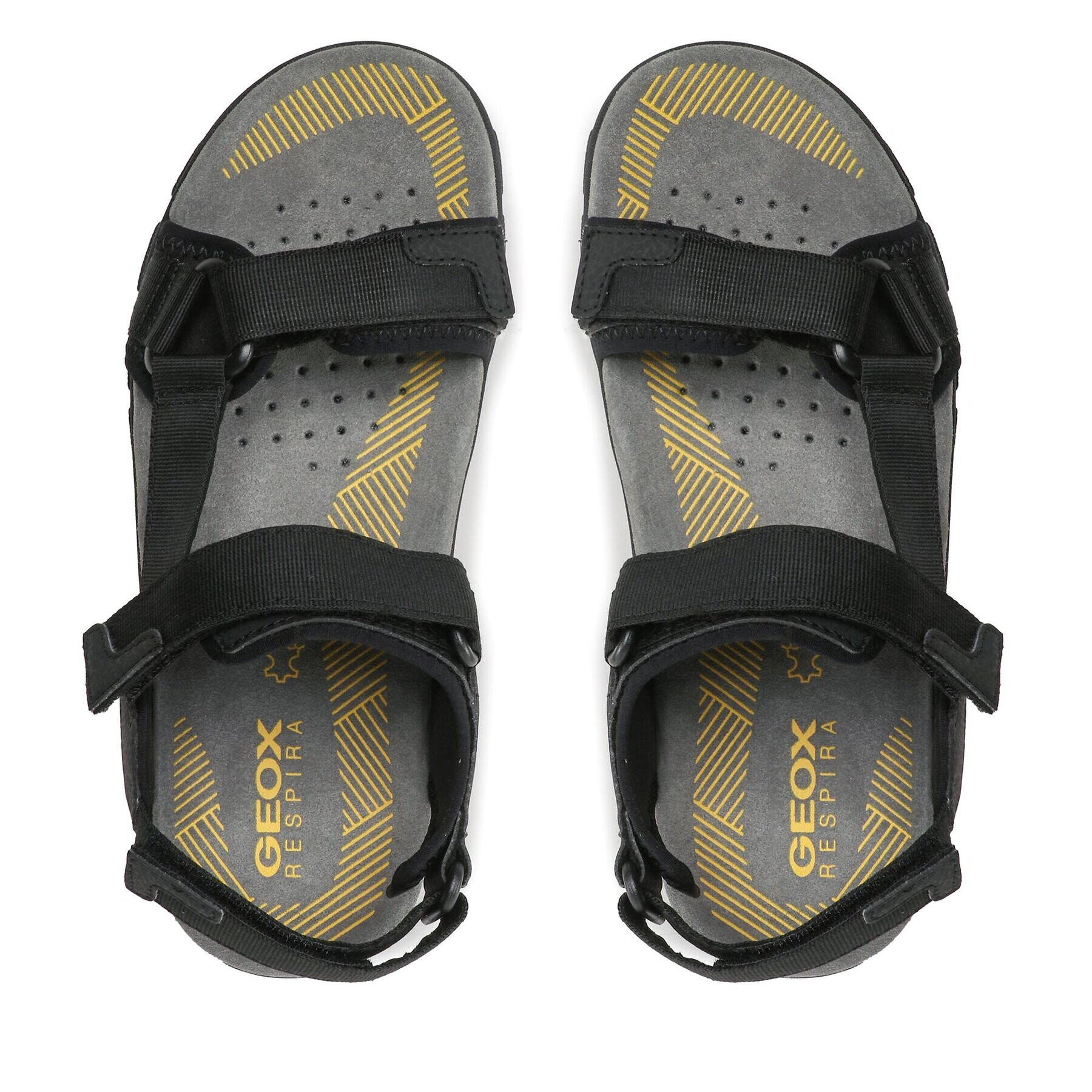 Geox Sandale Uomo Sandal Strada U3524A00011C9999 Negru - Pled.ro