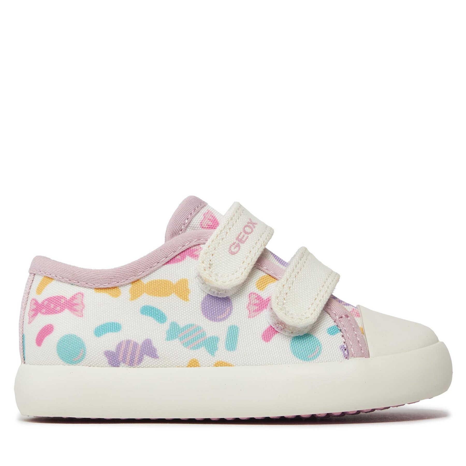 Geox Sneakers B Gisli Girl B451MB 000AN C0653 M Alb - Pled.ro