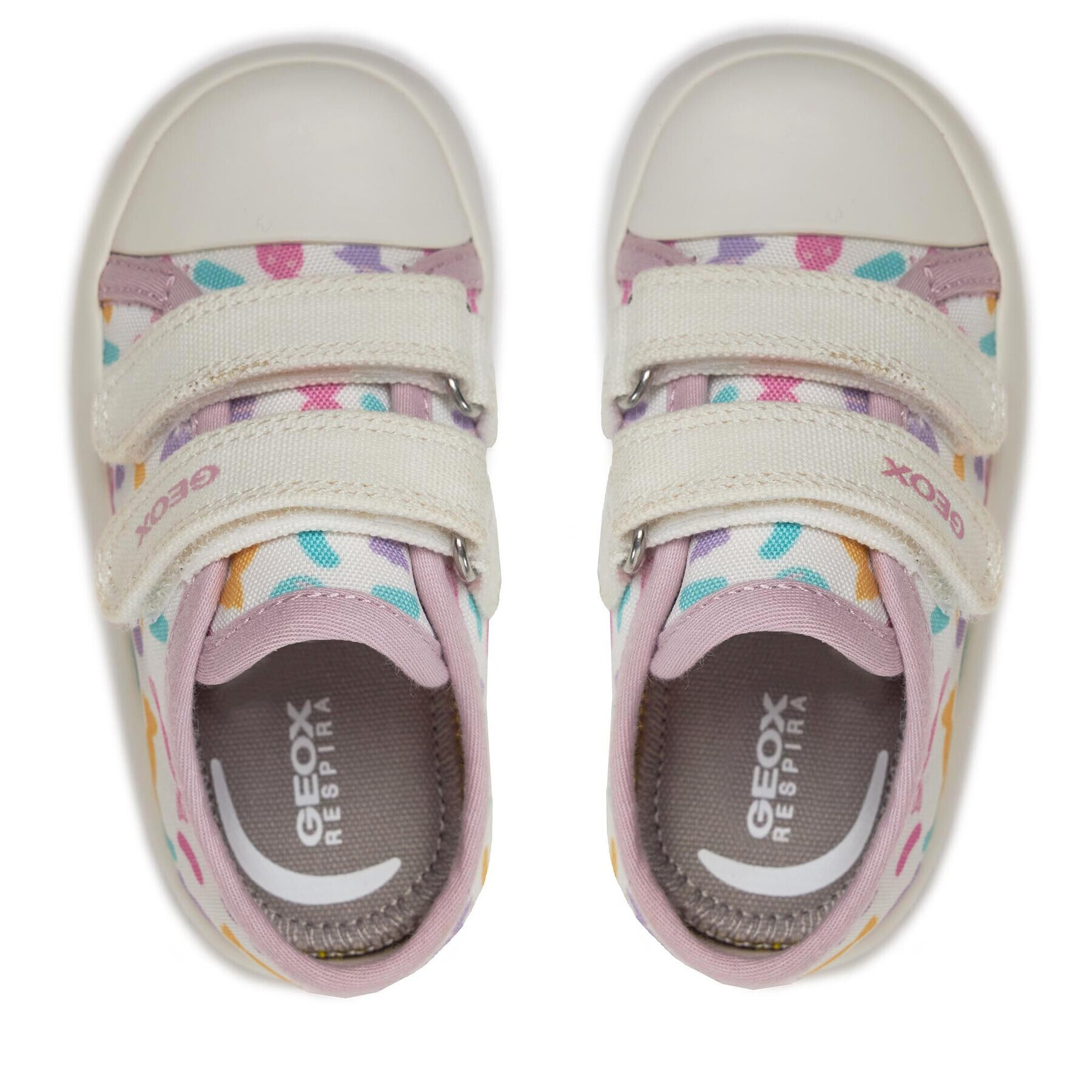 Geox Sneakers B Gisli Girl B451MB 000AN C0653 M Alb - Pled.ro