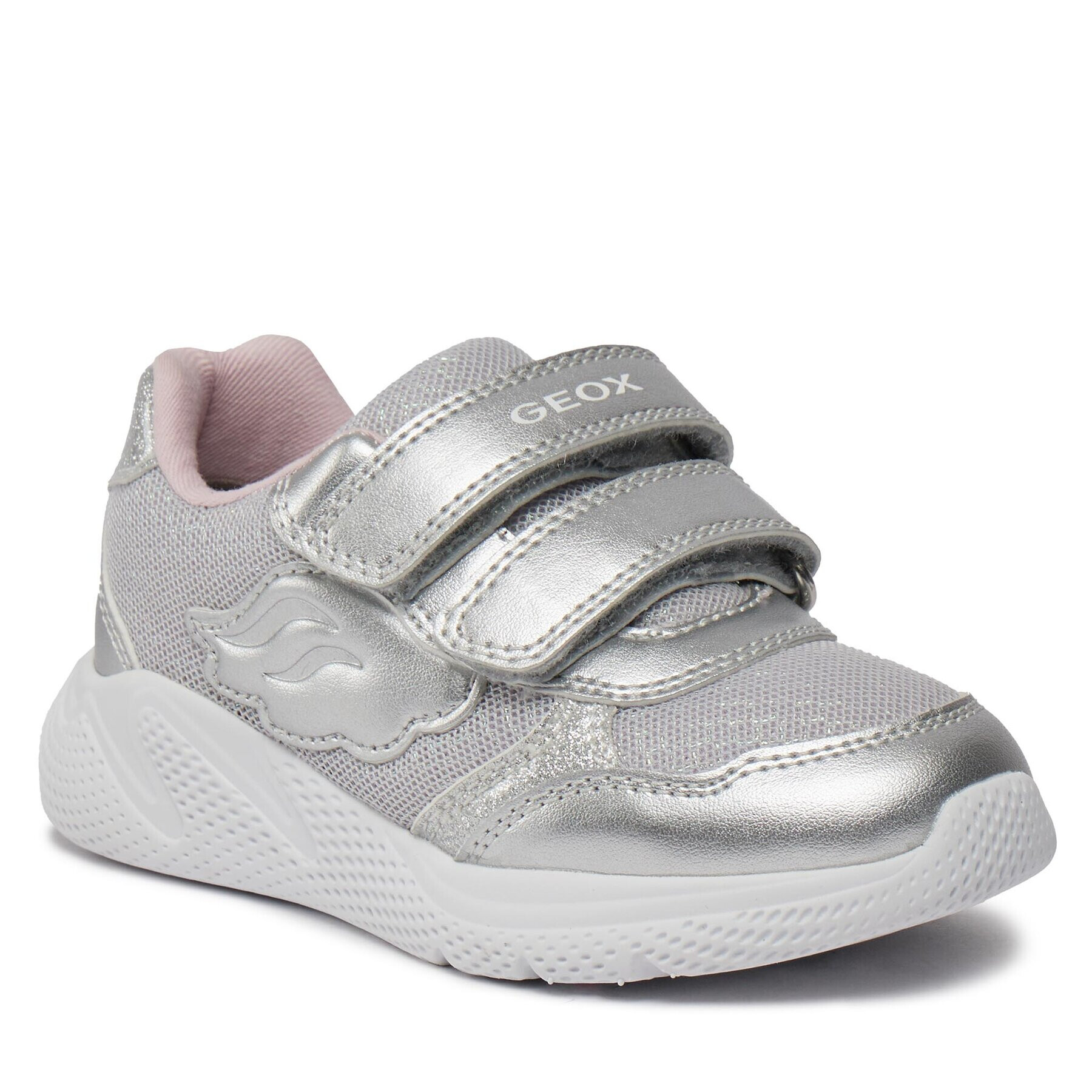 Geox Sneakers B Sprintye Girl B454TC 0GNAJ C1007 S Argintiu - Pled.ro