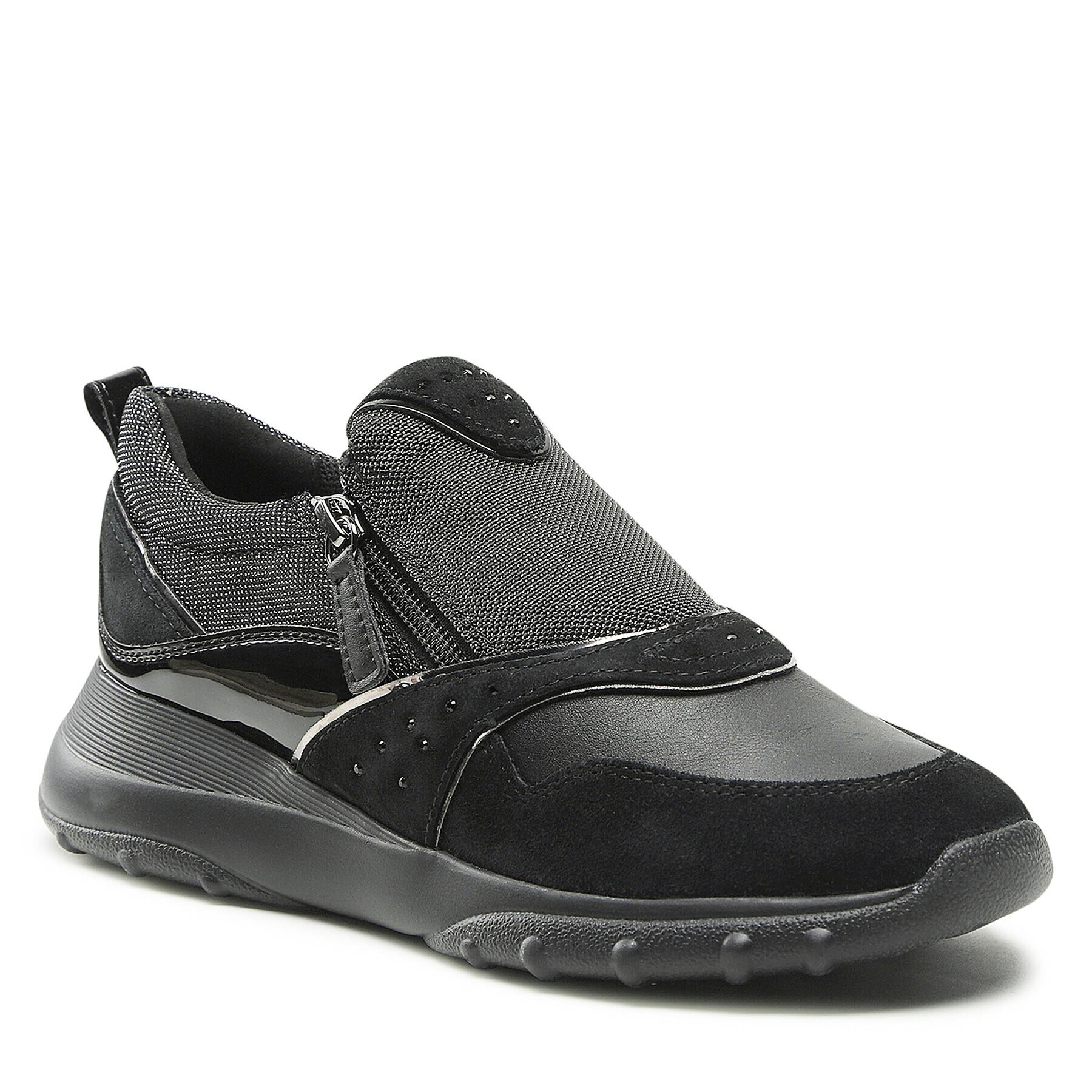 Geox Sneakers D Alleniee A D26LPA 0AS22 C9999 Negru - Pled.ro