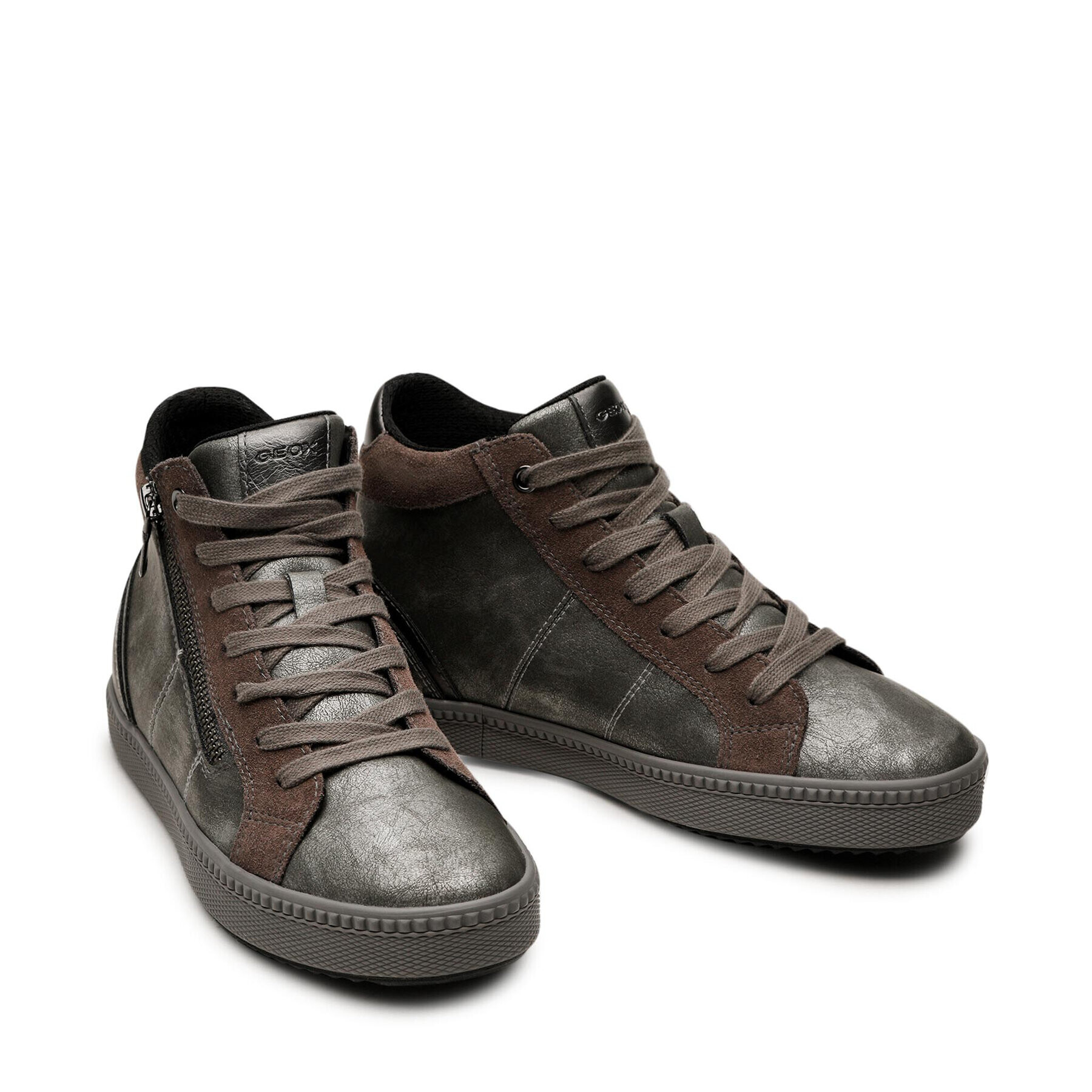 Geox Sneakers D Blomiee B D166HB 0PV22 C9002 Argintiu - Pled.ro