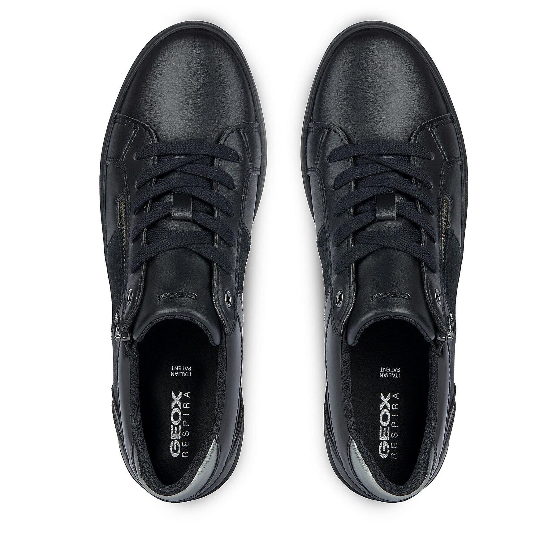 Geox Sneakers D Blomiee D366HE 054BS C9999 Negru - Pled.ro