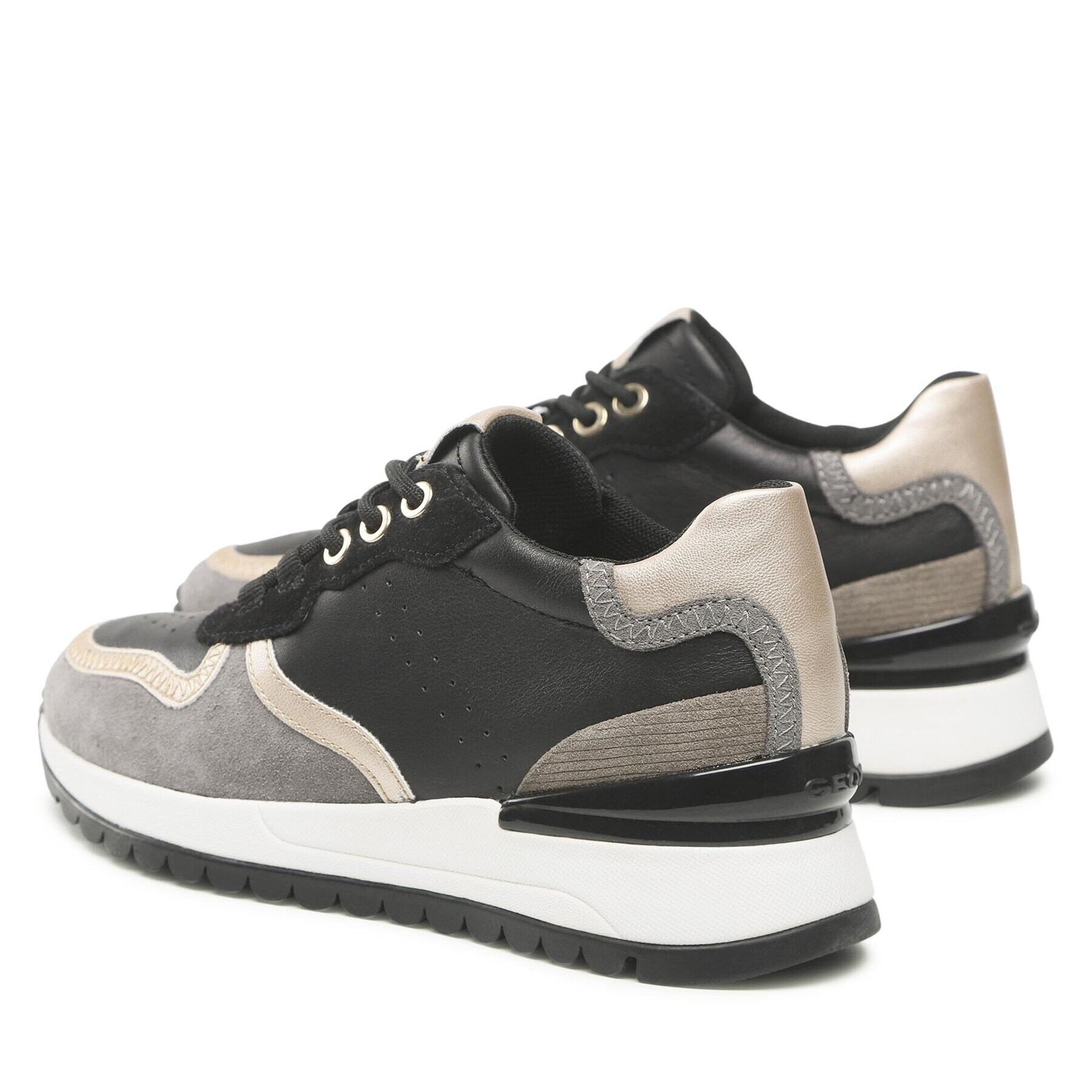 Geox Sneakers D Desya A D2600A 08522 C0005 Negru - Pled.ro