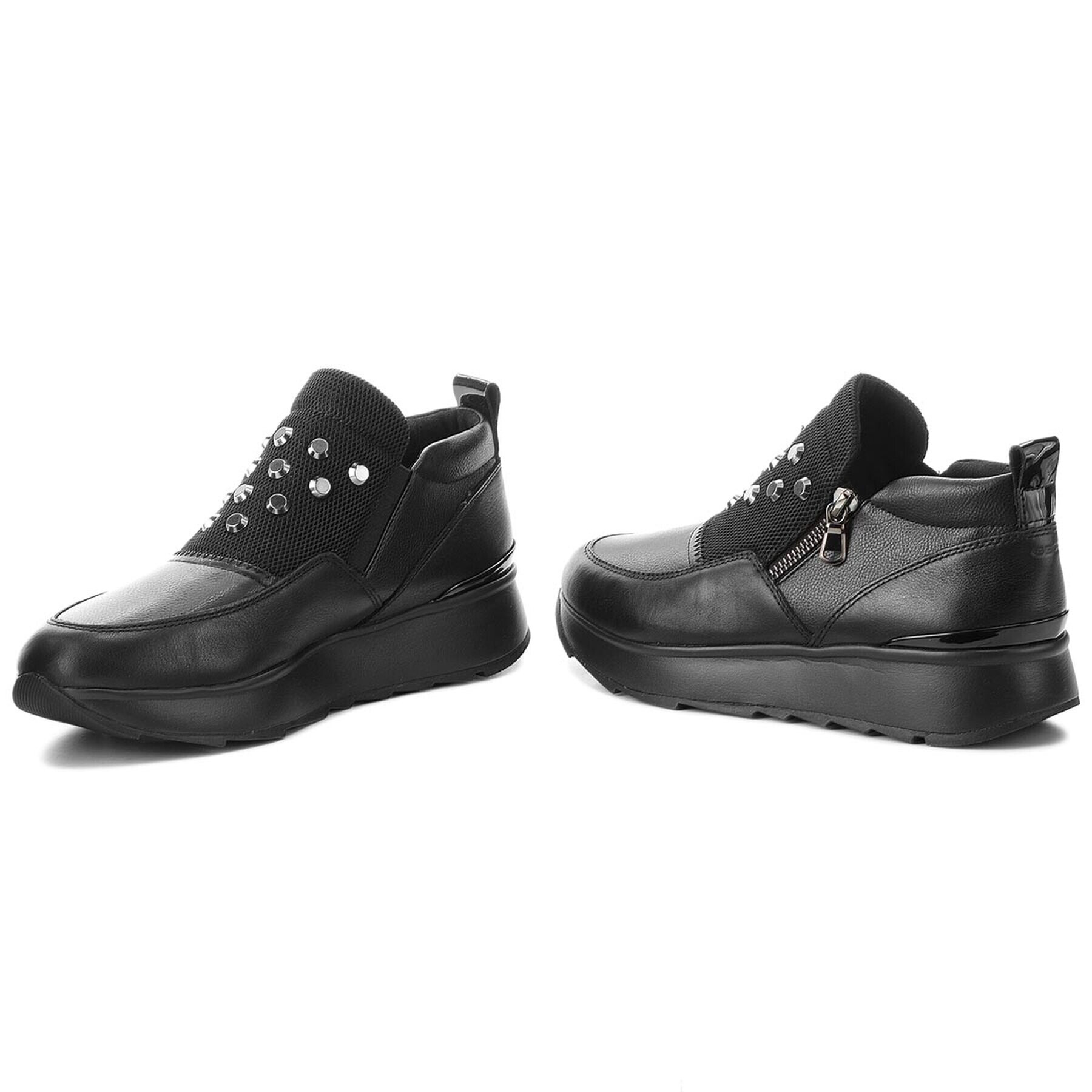 Geox Sneakers D Gendry A D745TA 08554 C9999 Negru - Pled.ro