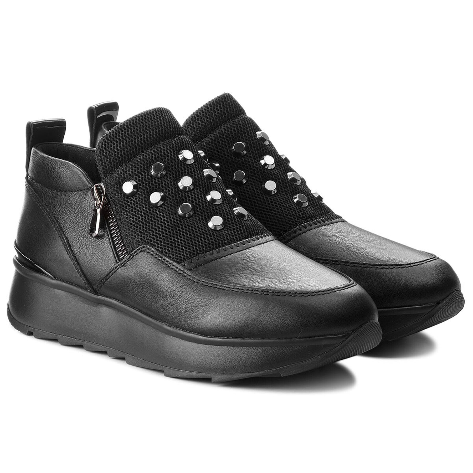 Geox Sneakers D Gendry A D745TA 08554 C9999 Negru - Pled.ro