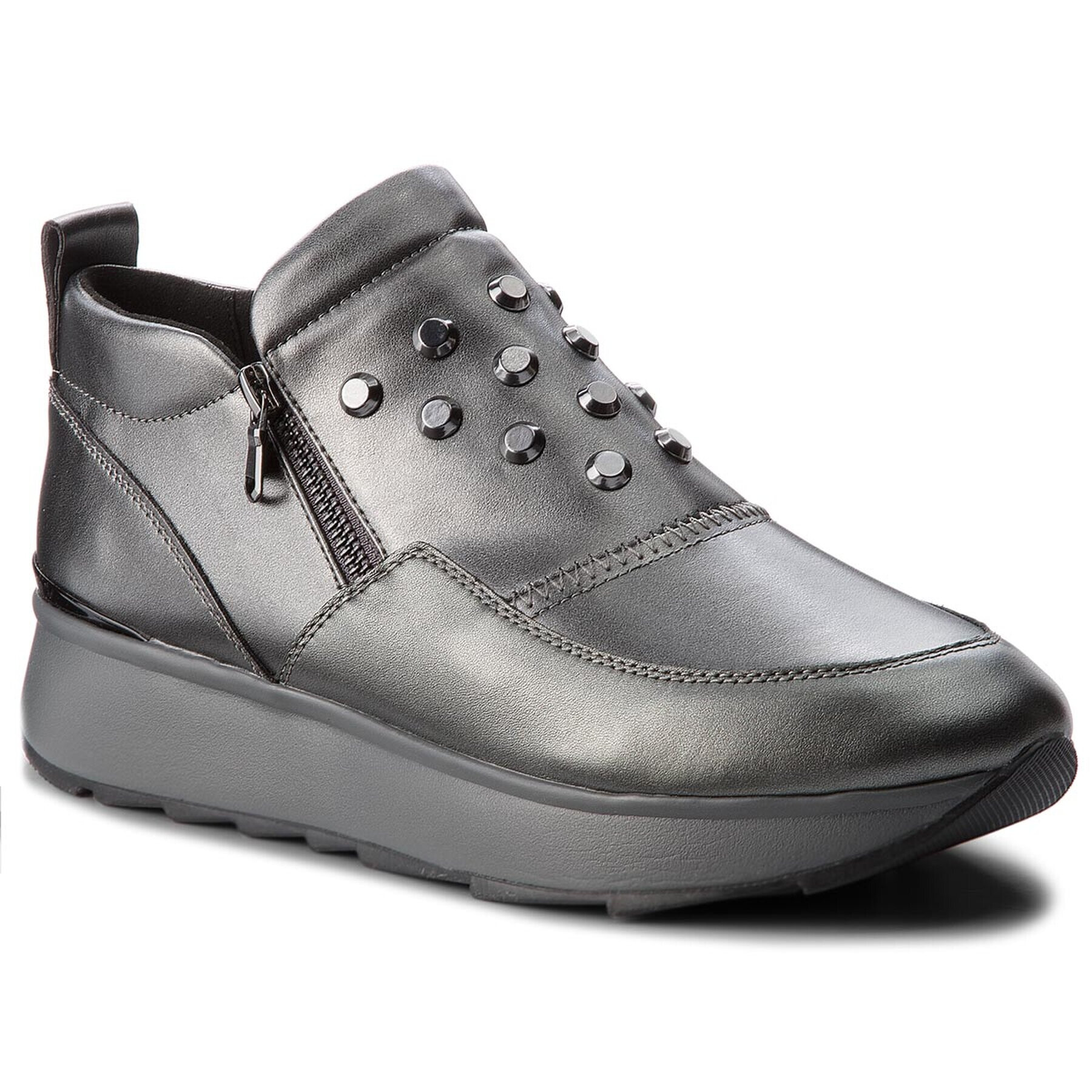 Geox Sneakers D Gendry A D745TA 0BVNF C1G9F Gri - Pled.ro