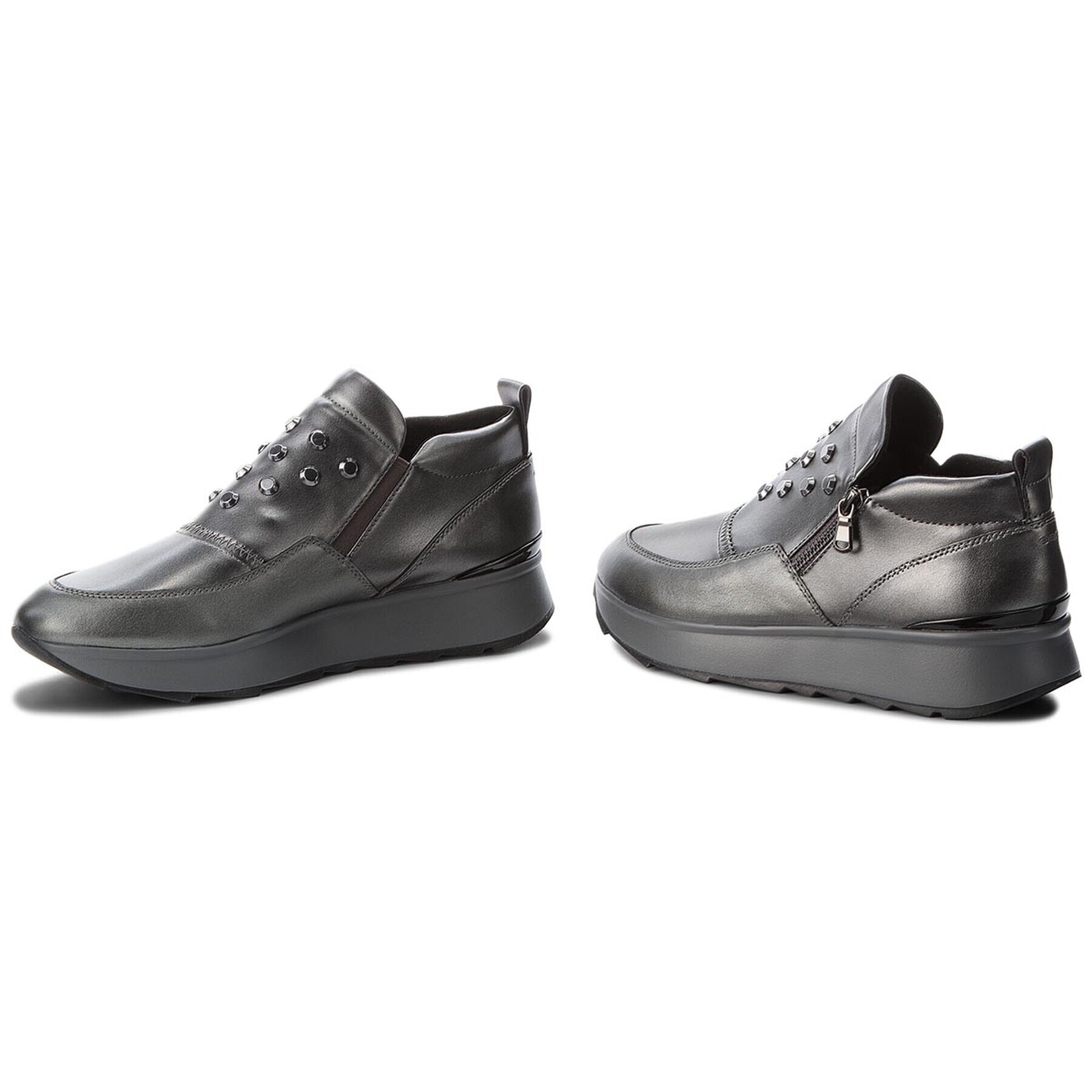 Geox Sneakers D Gendry A D745TA 0BVNF C1G9F Gri - Pled.ro