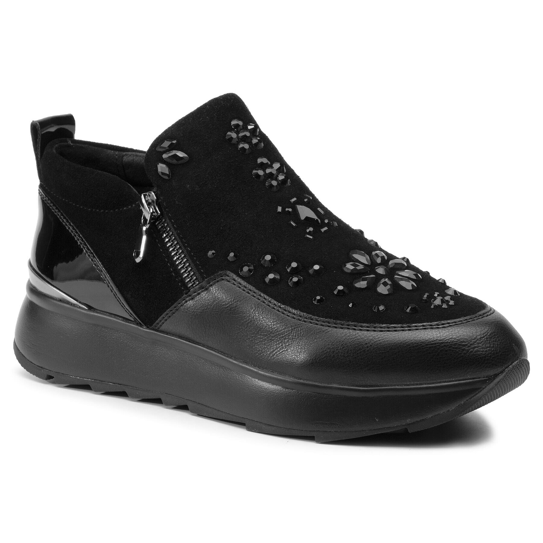 Geox Sneakers D Gendry C D945TC 02254 C9997 Negru - Pled.ro