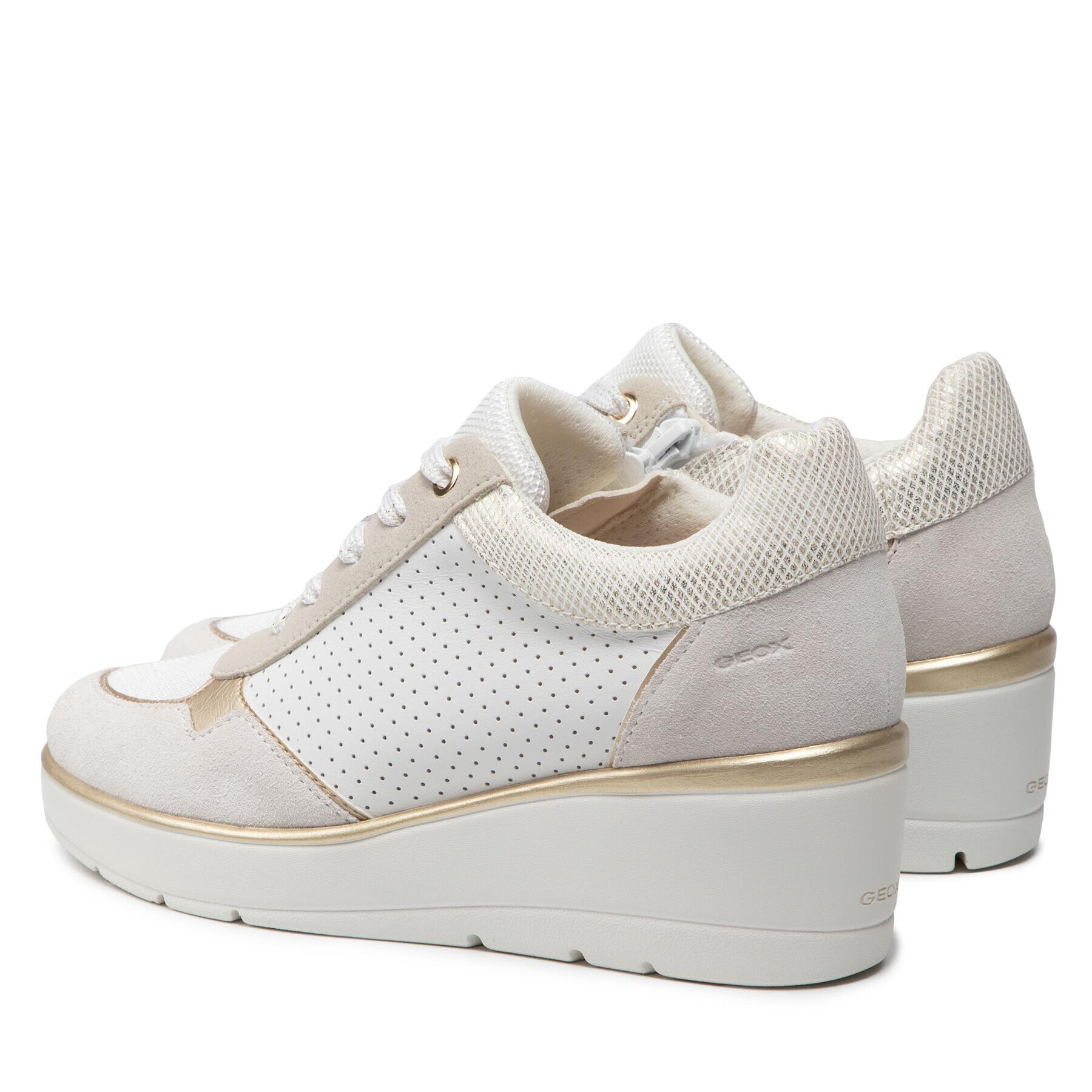 Geox Sneakers D Ilde A D25RAA 08522 C1352 Alb - Pled.ro