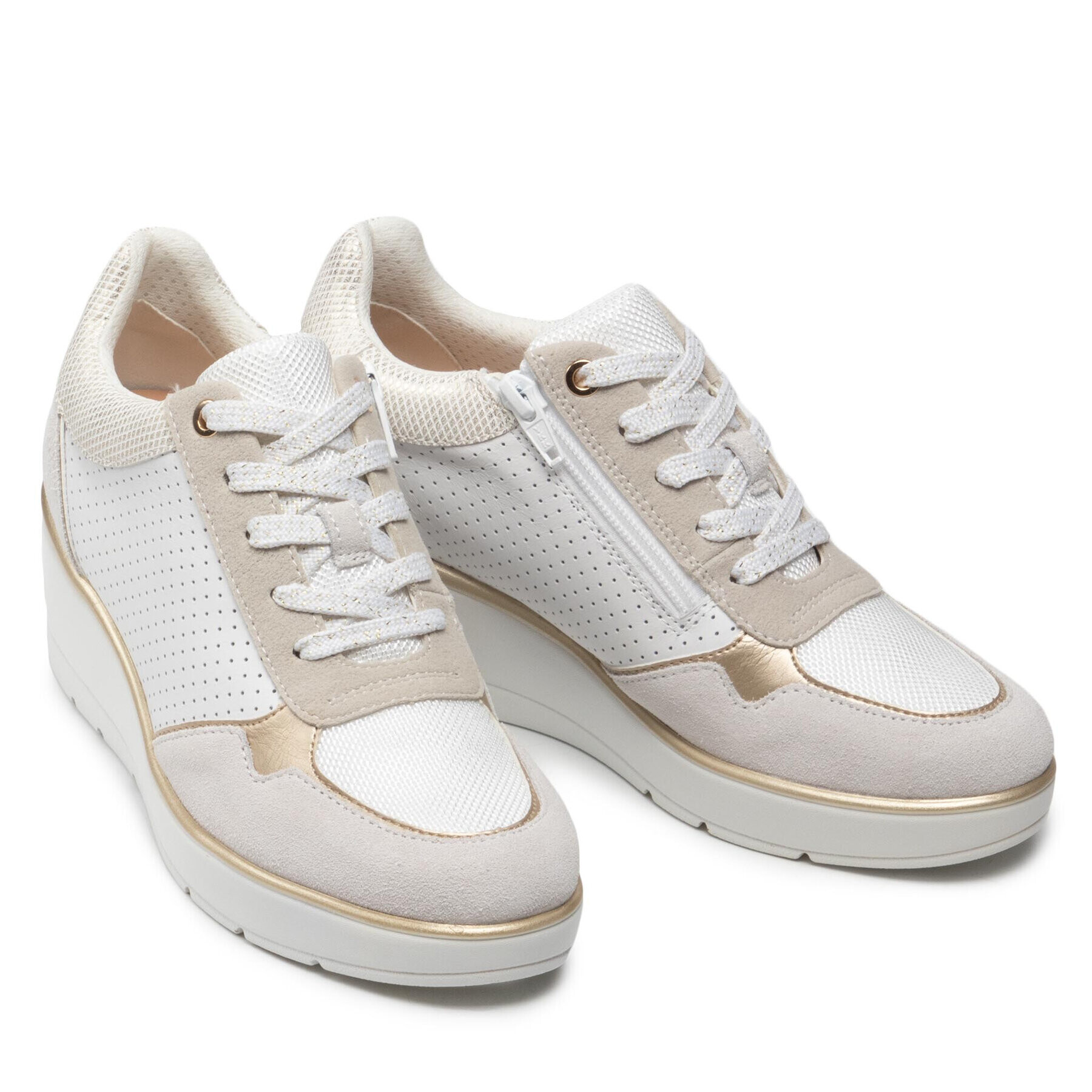 Geox Sneakers D Ilde A D25RAA 08522 C1352 Alb - Pled.ro