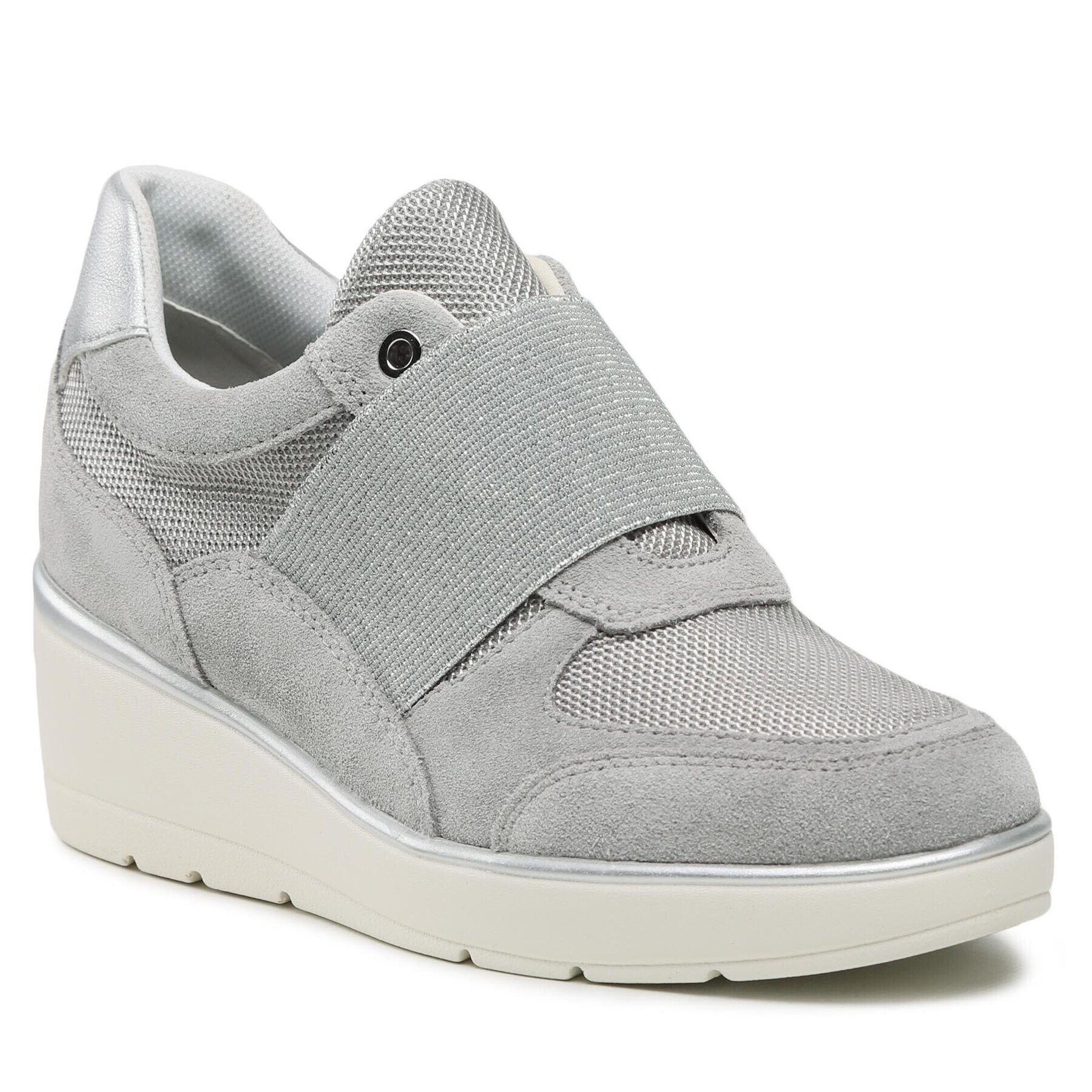 Geox Sneakers D Ilde A D35RAA 022AS C1010 Gri - Pled.ro