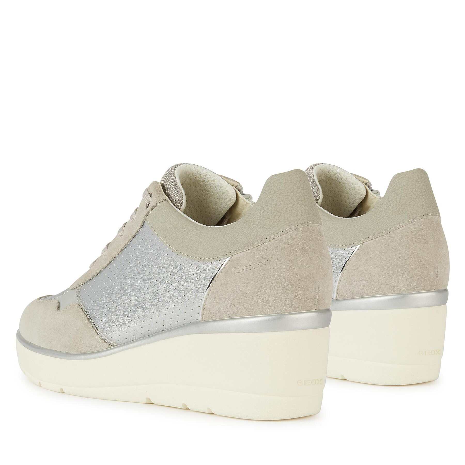 Geox Sneakers D Ilde D25RAA 0AJ22 C0898 Argintiu - Pled.ro