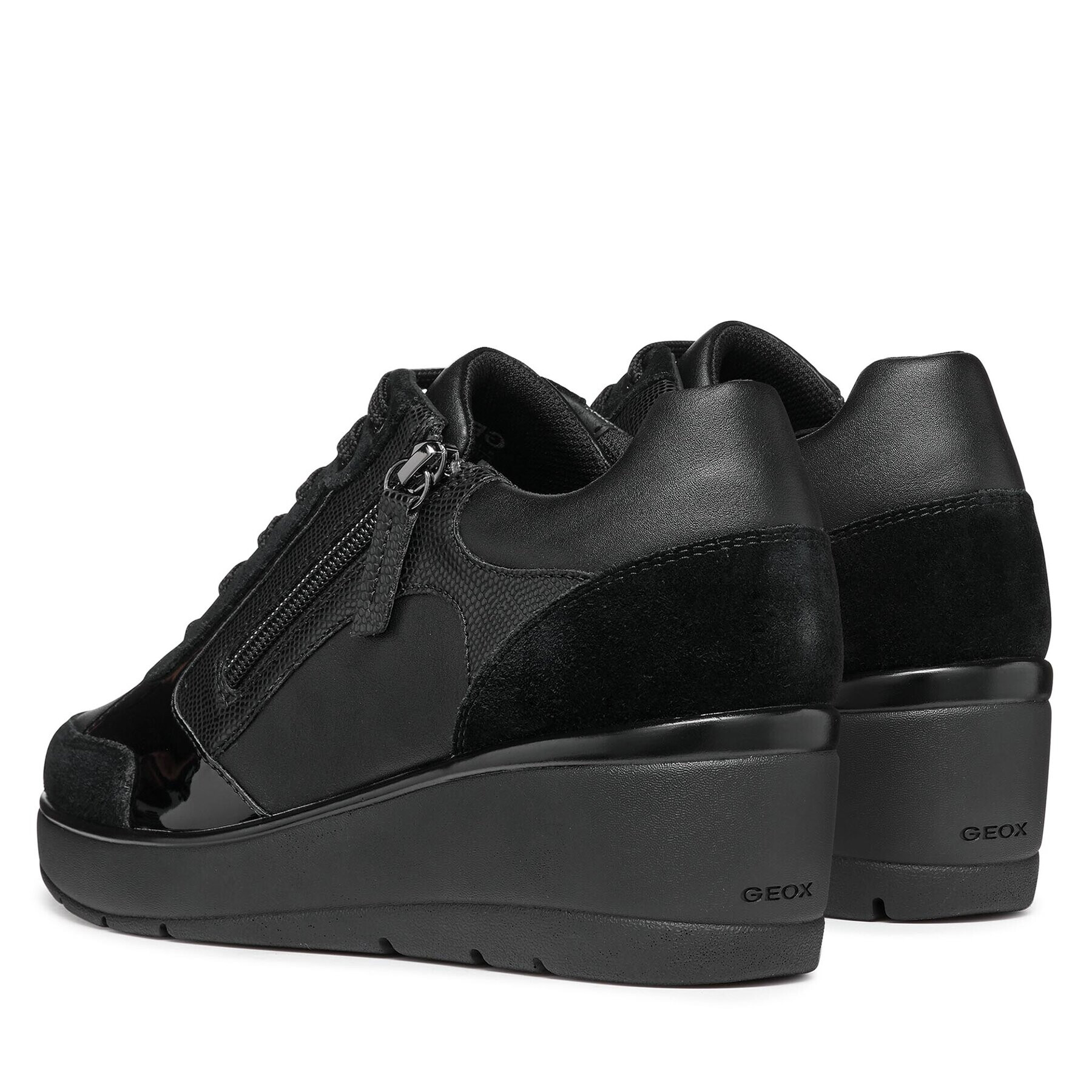 Geox Sneakers D Ilde D36RAC 05422 C9999 Negru - Pled.ro