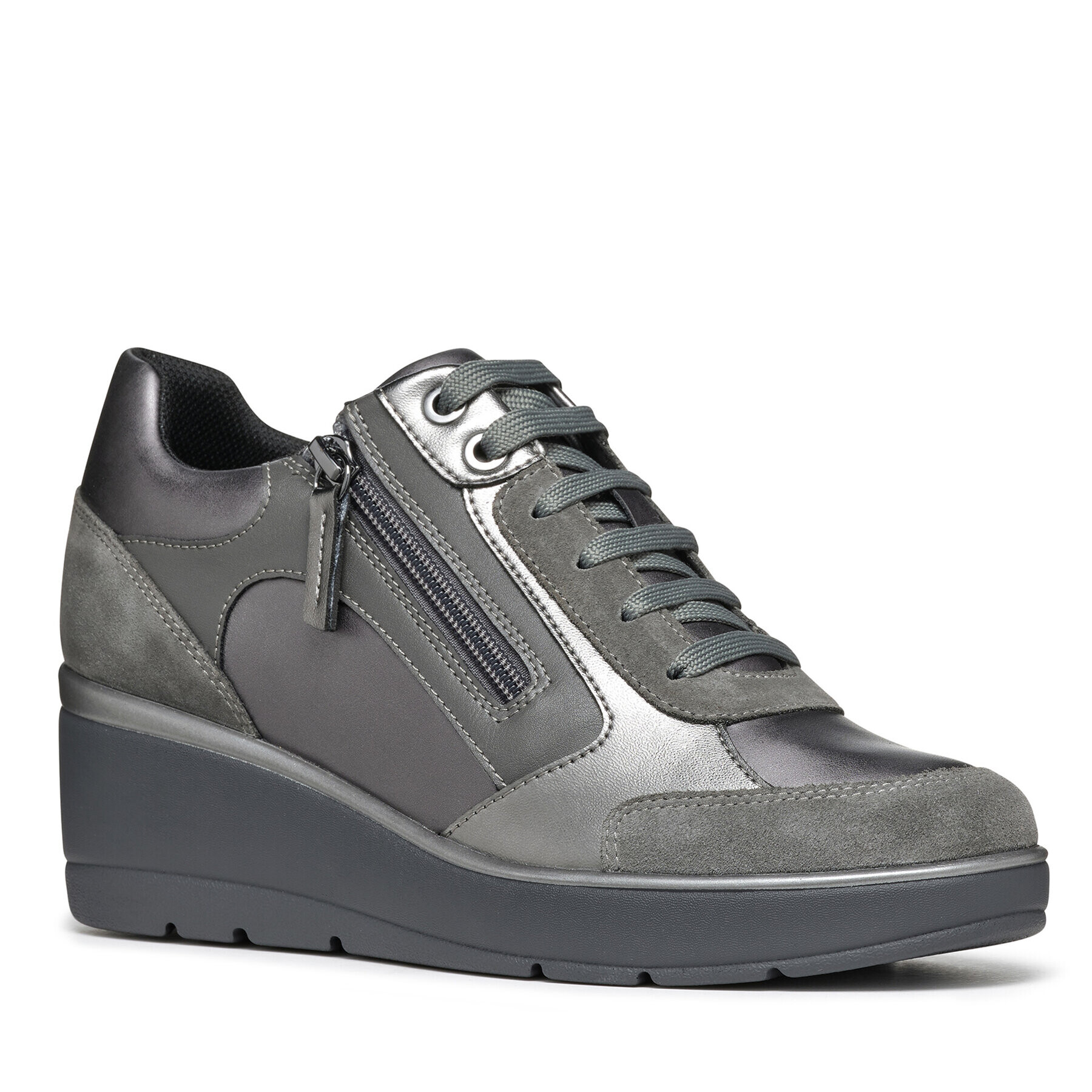 Geox Sneakers D Ilde D36RAC 0BN22 C9371 Gri - Pled.ro