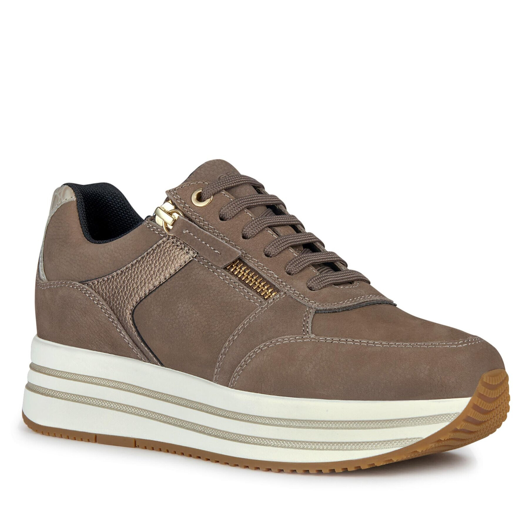 Geox Sneakers D Kency D36QHA 0767B C6W9H Bej - Pled.ro