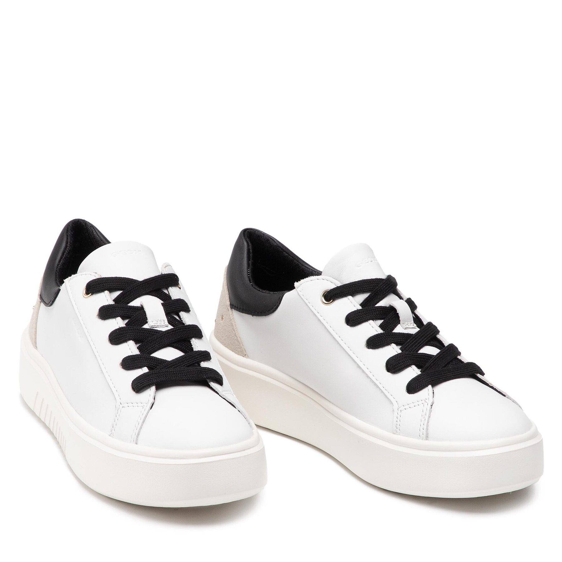 Geox Sneakers D Nhenbus A D168DA 08554 C0404 Alb - Pled.ro